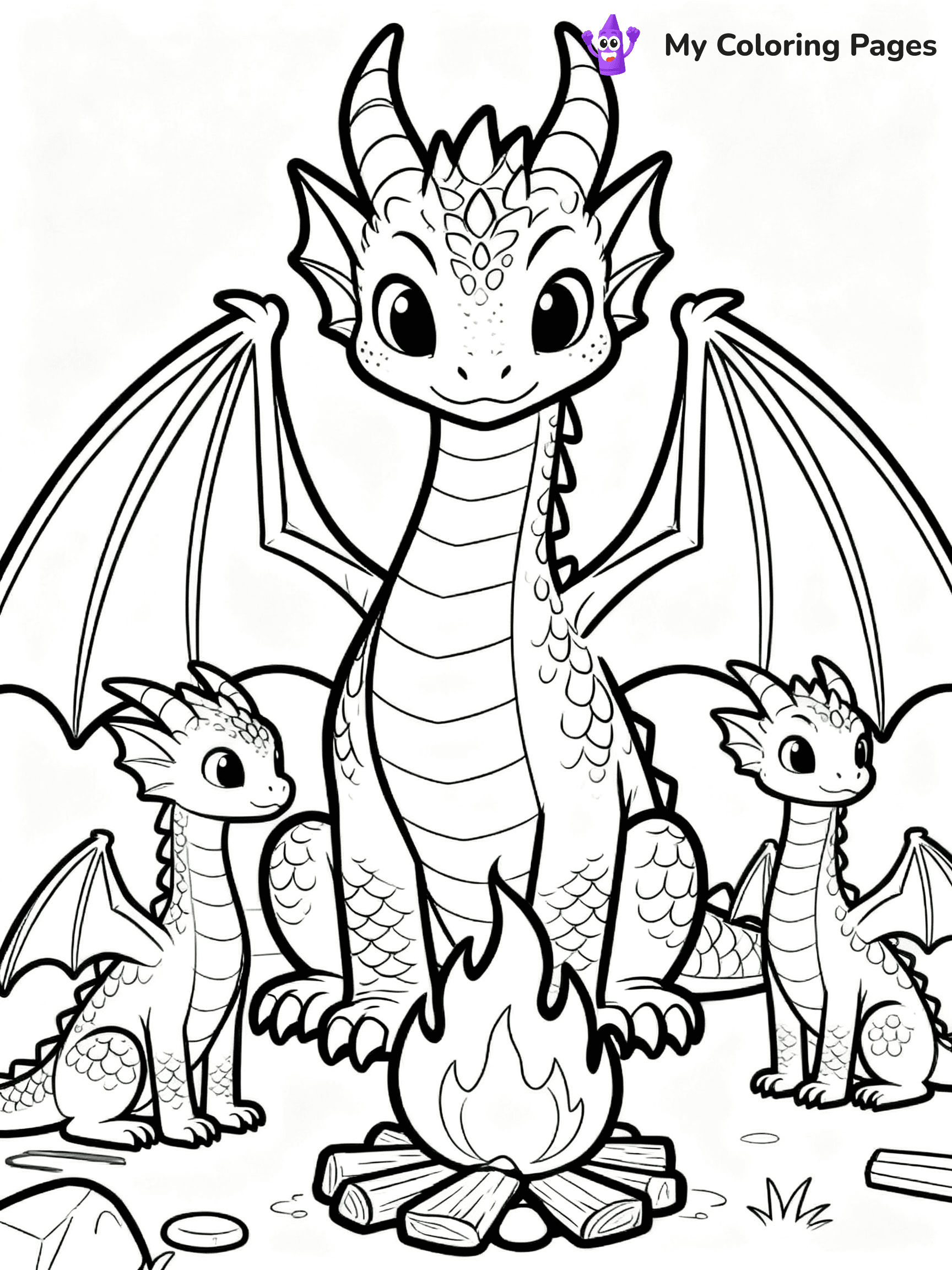 Hybrid Wings Of Fire Coloring Pages - 17