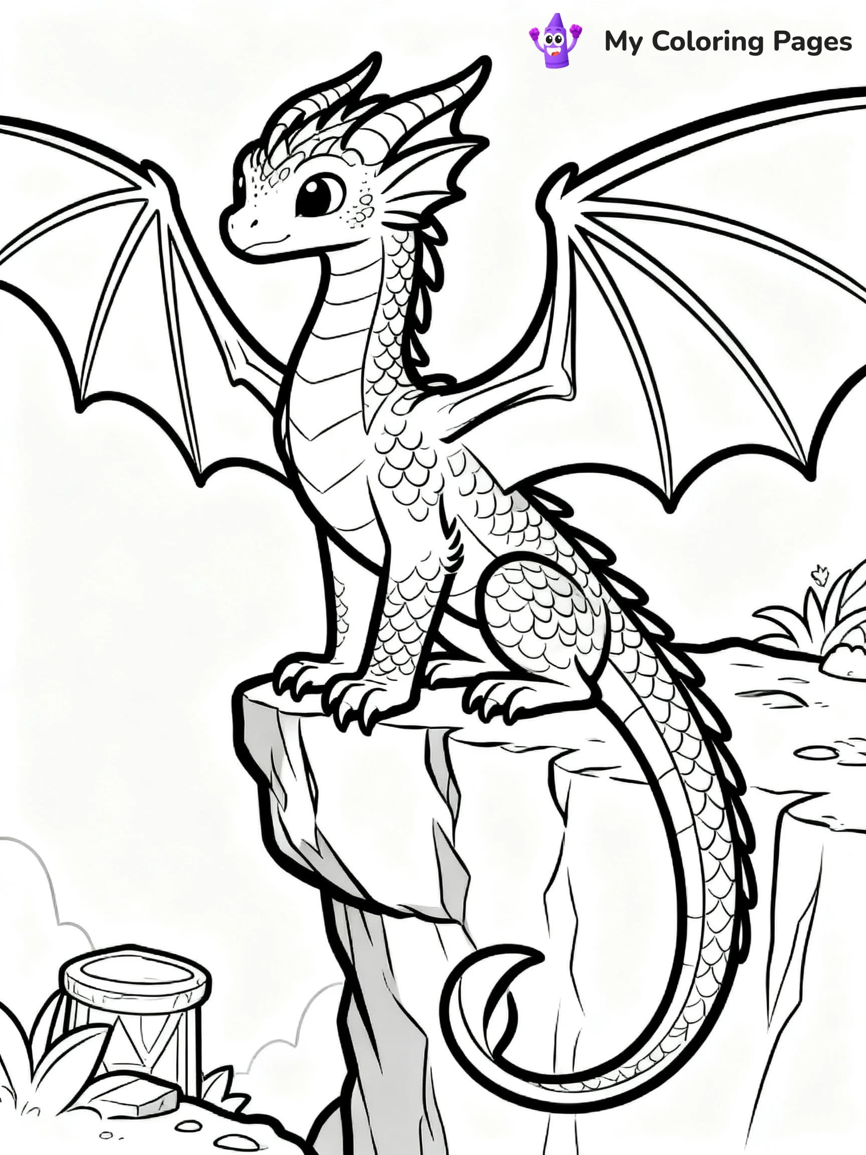 Hybrid Wings Of Fire Coloring Pages - 11