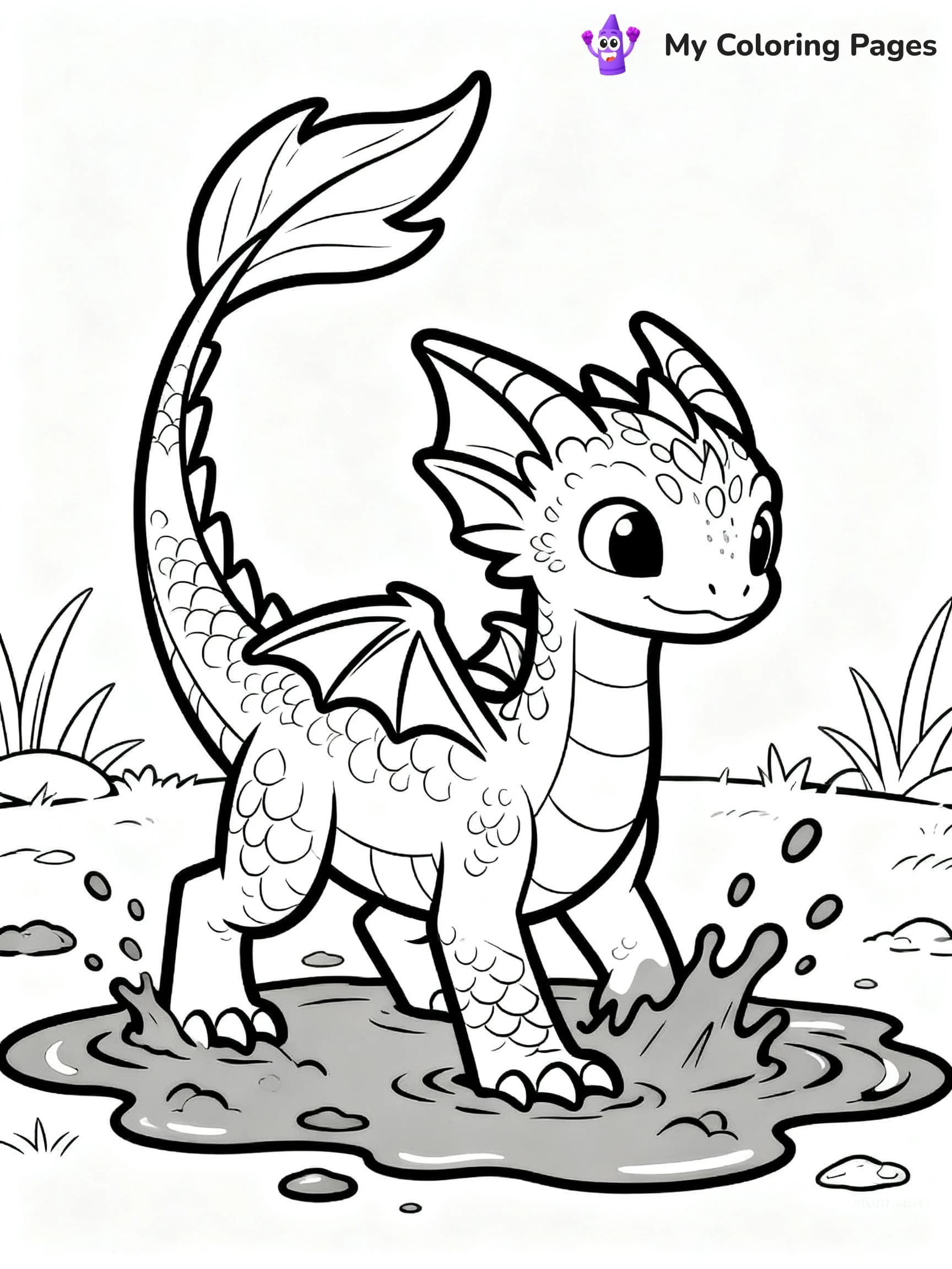 Hybrid Wings Of Fire Coloring Pages - 4