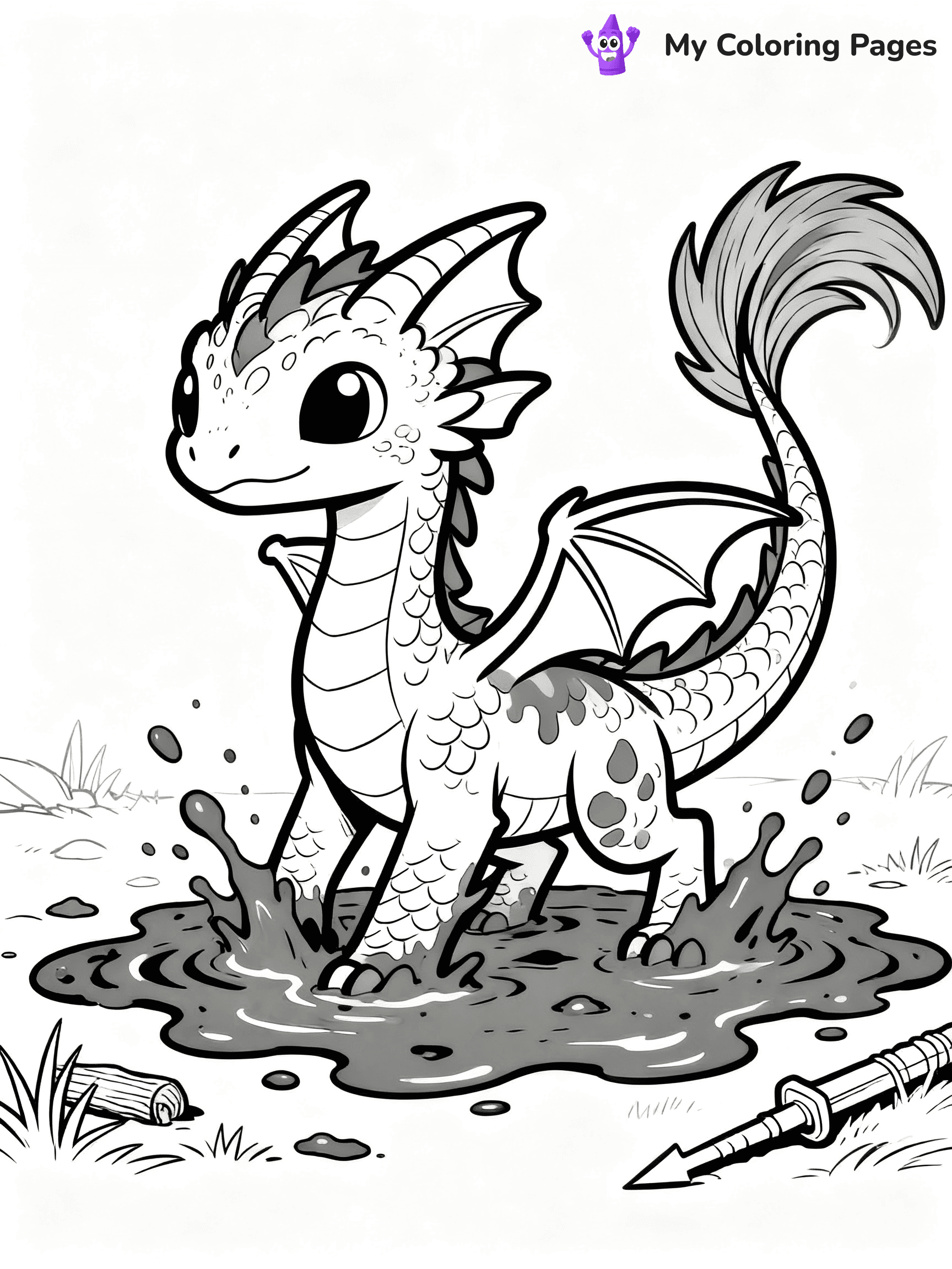 Hybrid Wings Of Fire Coloring Pages - 3