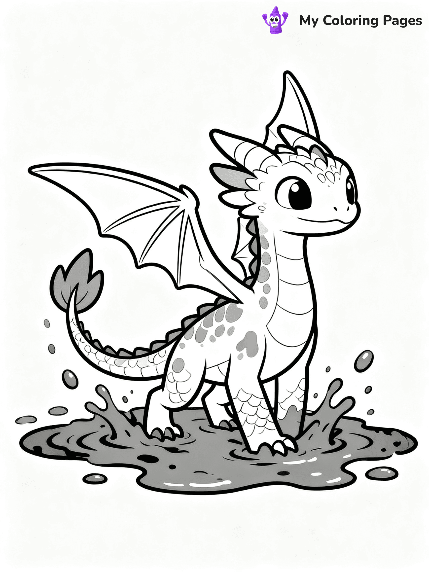 Hybrid Wings Of Fire Coloring Pages - 1