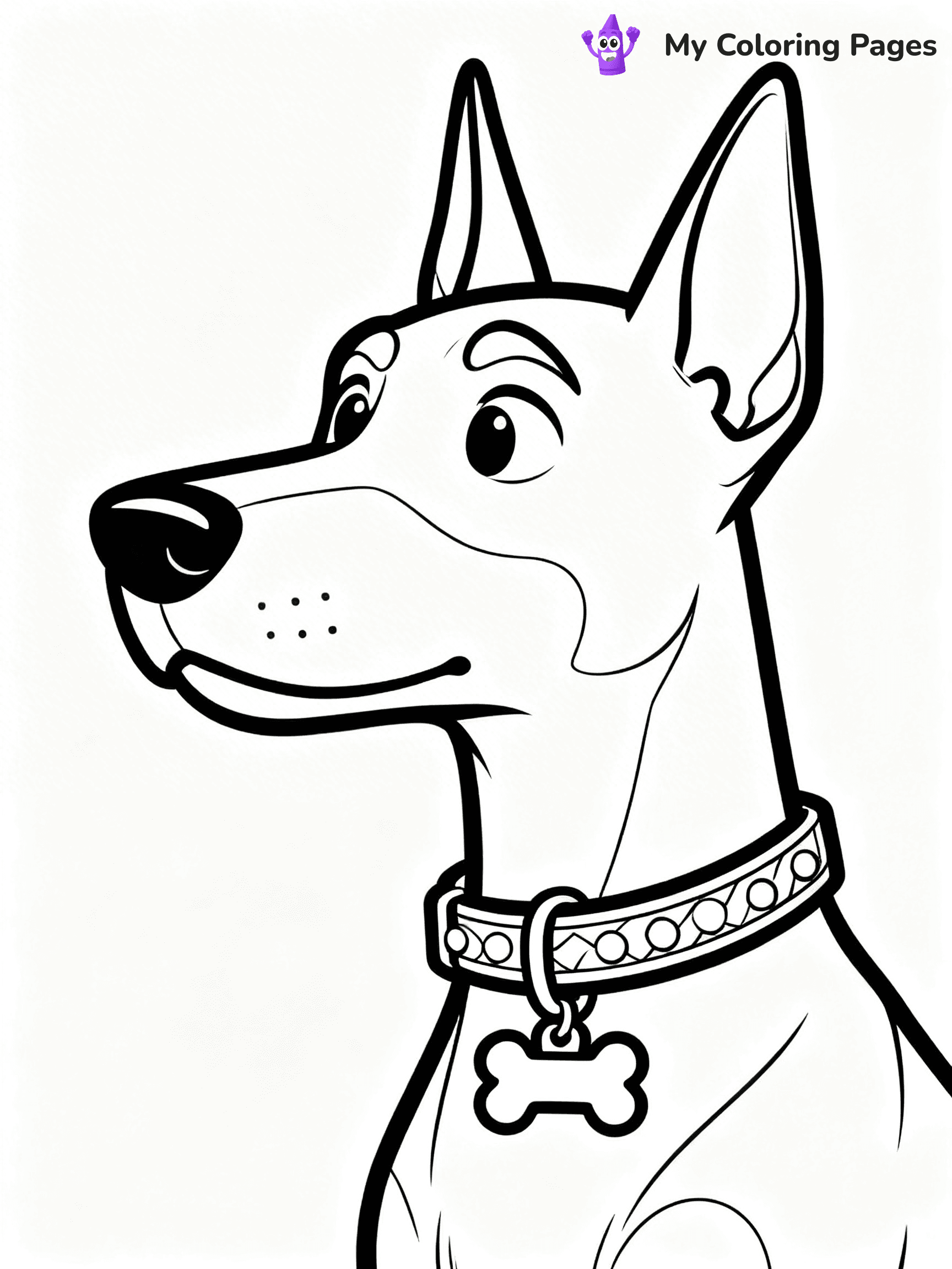 Doberman Coloring Pages - 17