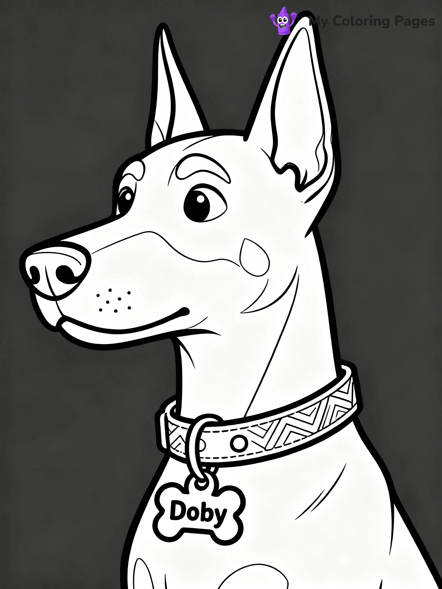 Doberman Coloring Pages - 15