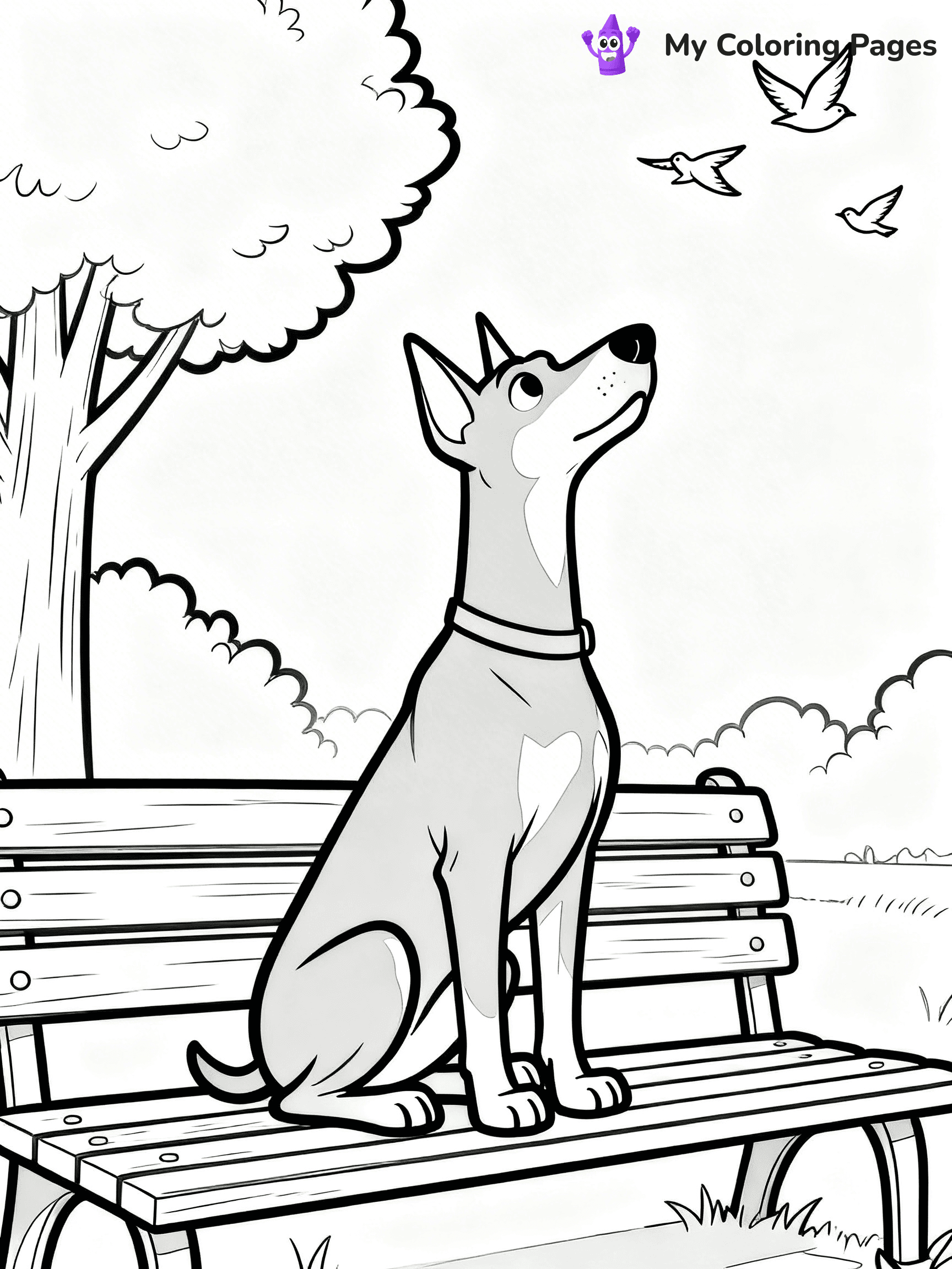 Doberman Coloring Pages - 11