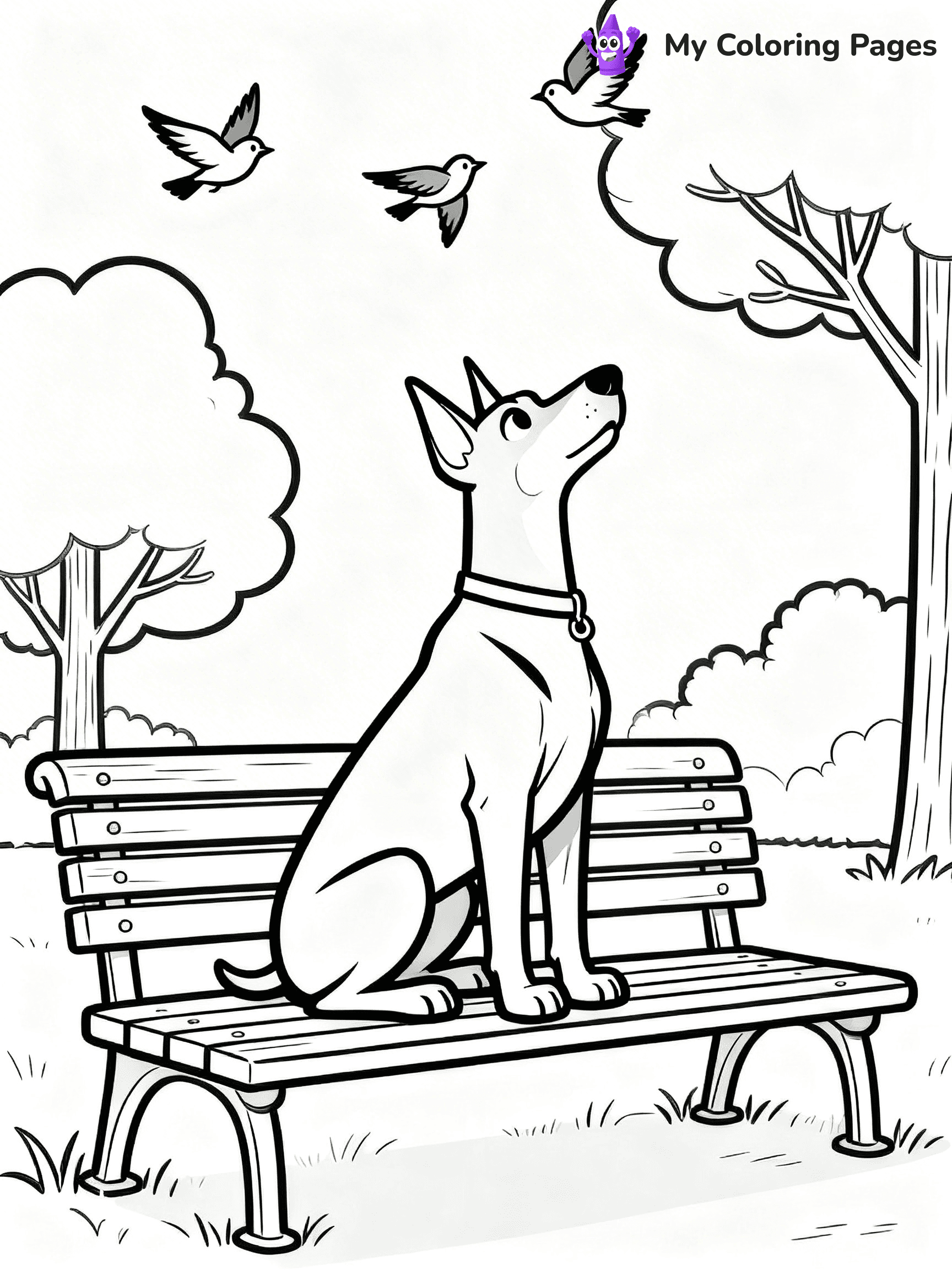 Doberman Coloring Pages - 10