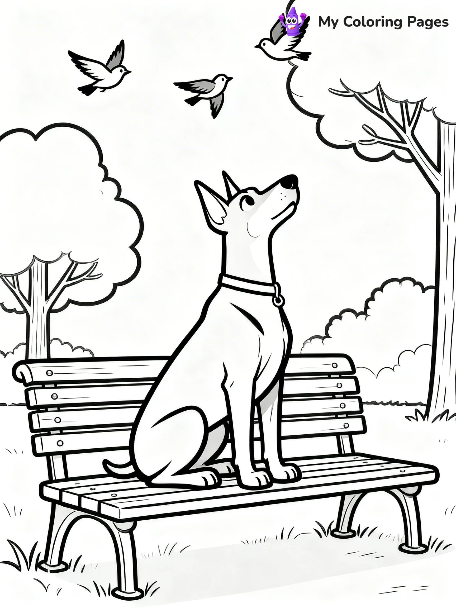 Doberman Coloring Pages - 10
