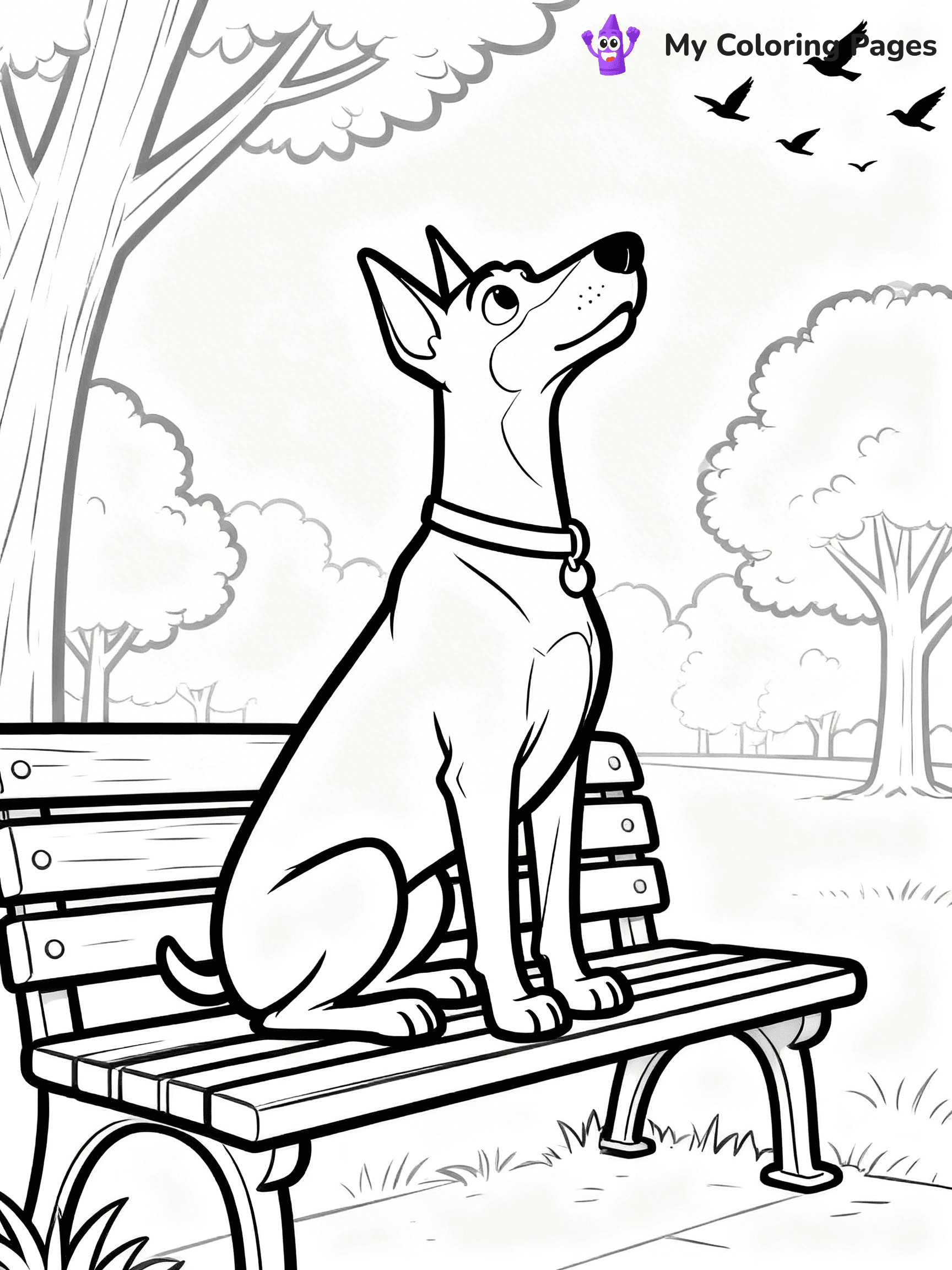 Doberman Coloring Pages - 7