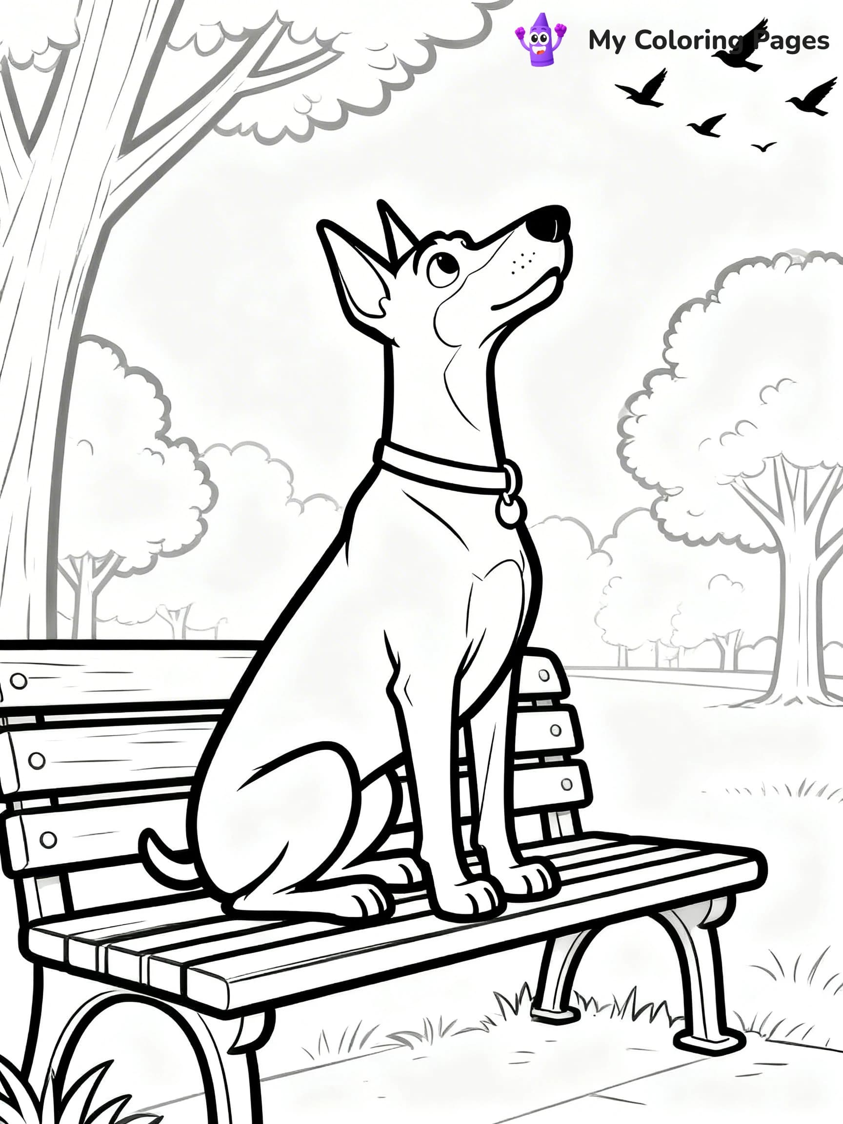 Doberman Coloring Pages - 7
