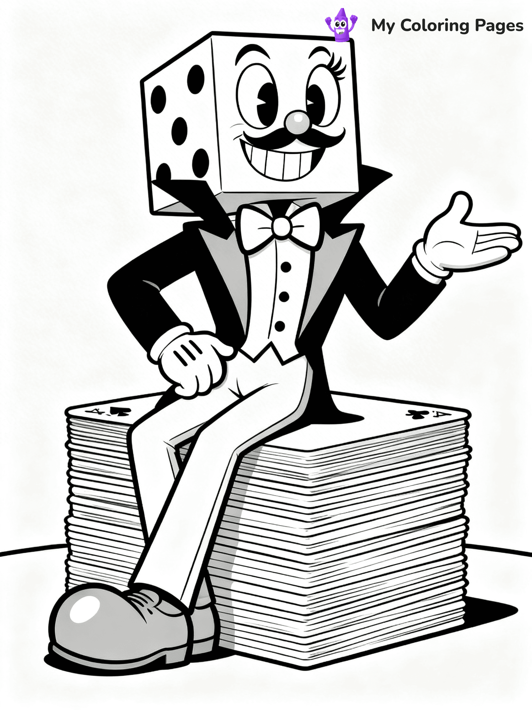 Cuphead Coloring Pages - 48