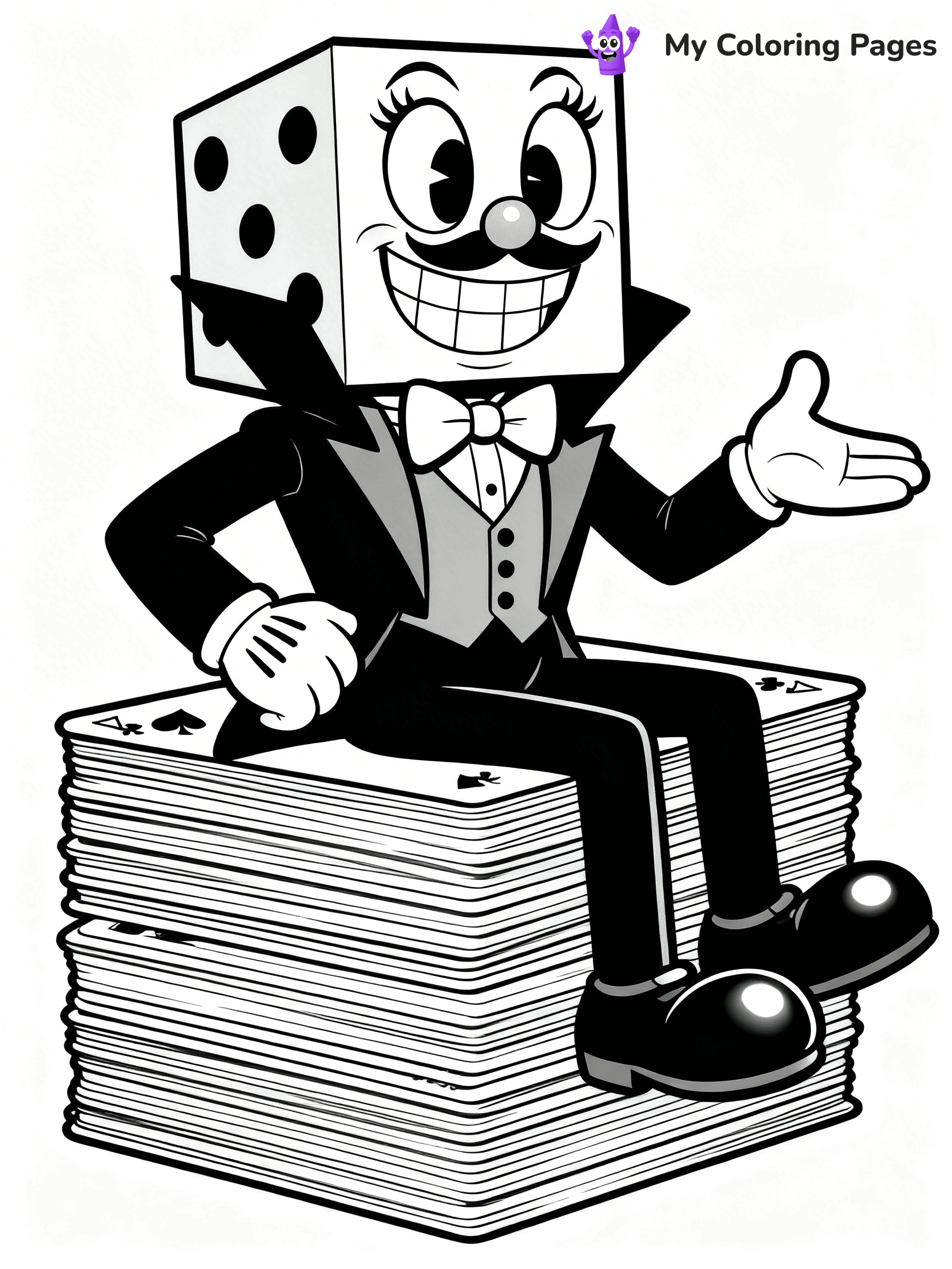 Cuphead Coloring Pages - 47