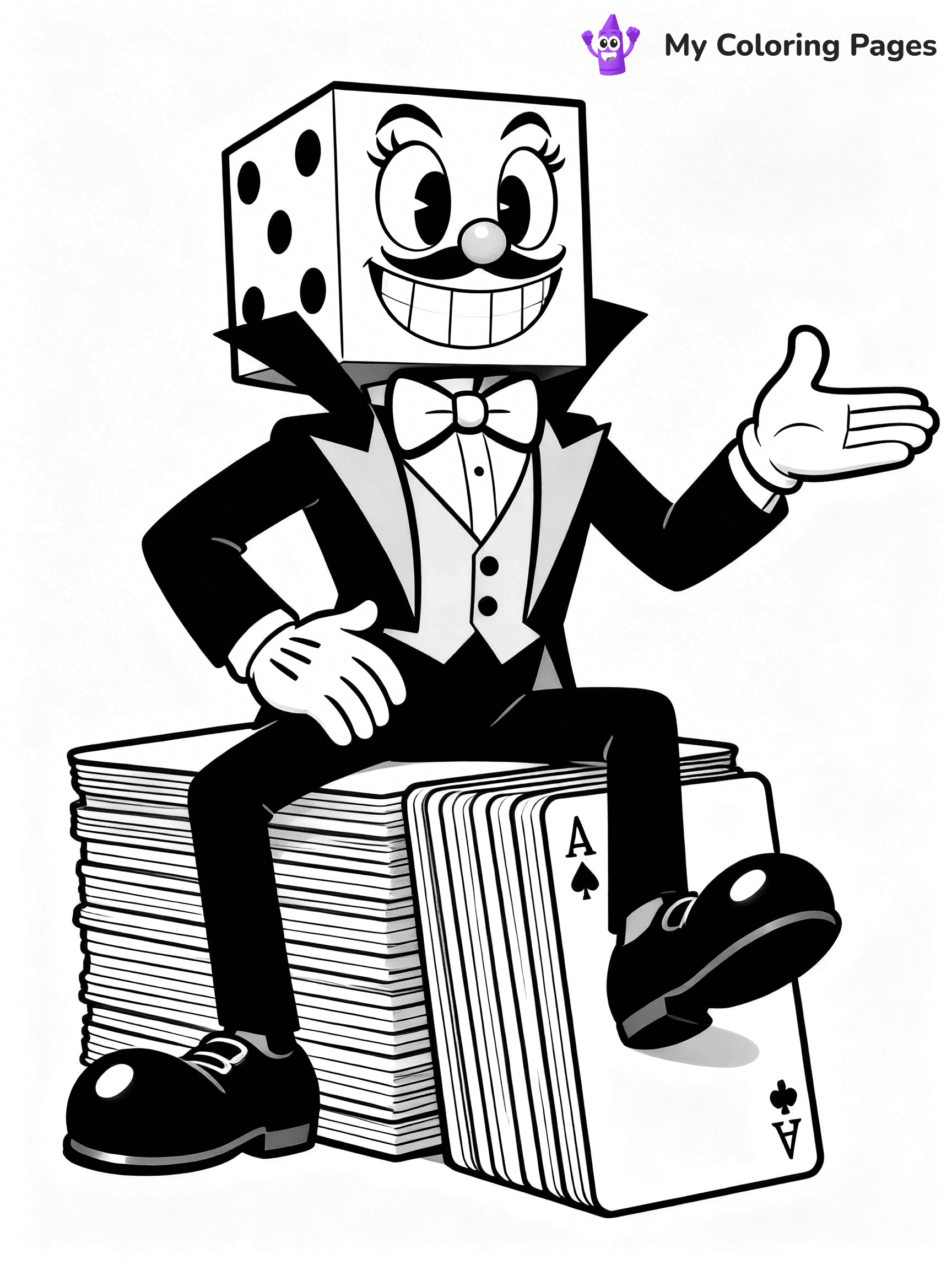 Cuphead Coloring Pages - 46