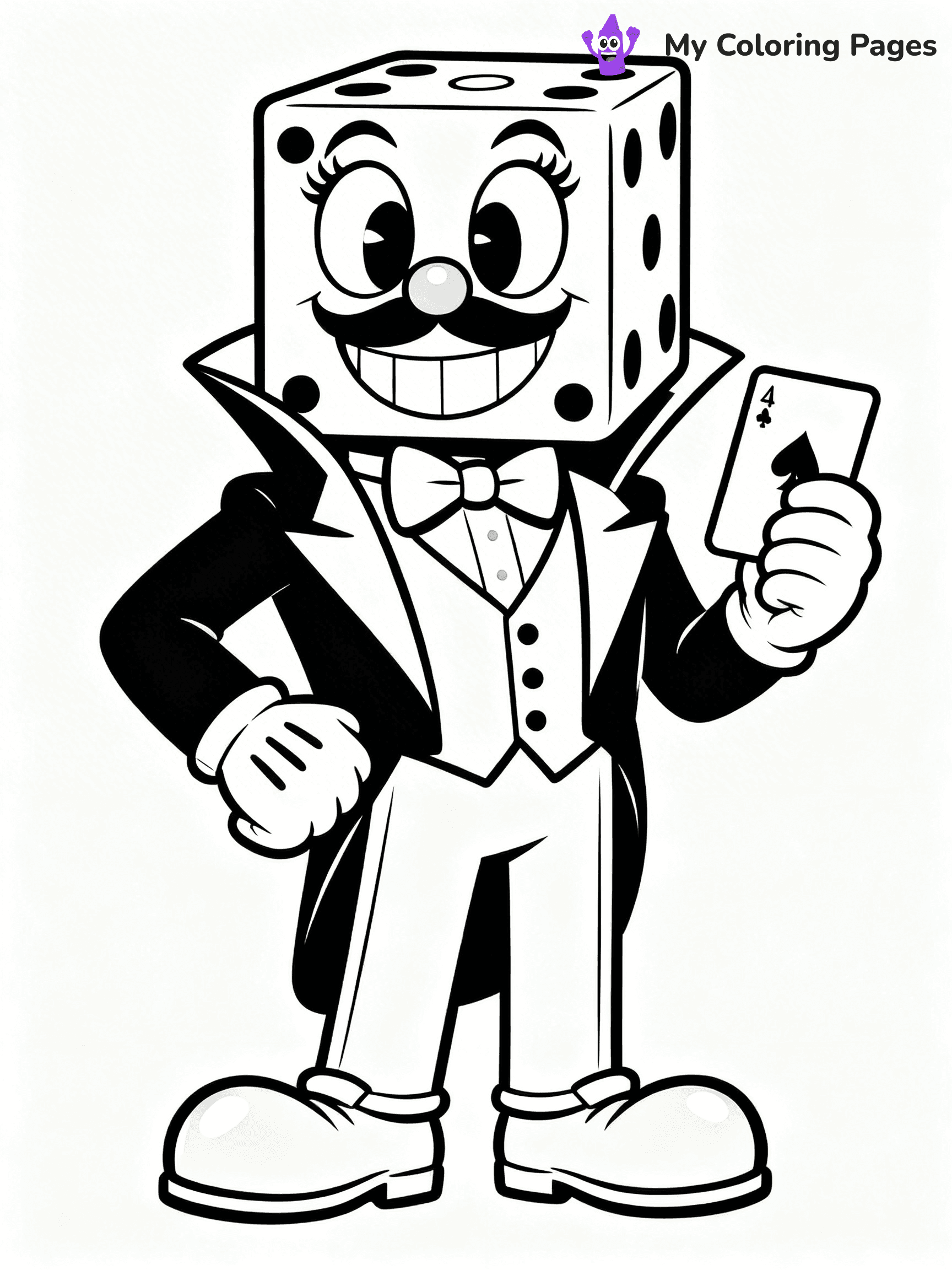 Cuphead Coloring Pages - 40