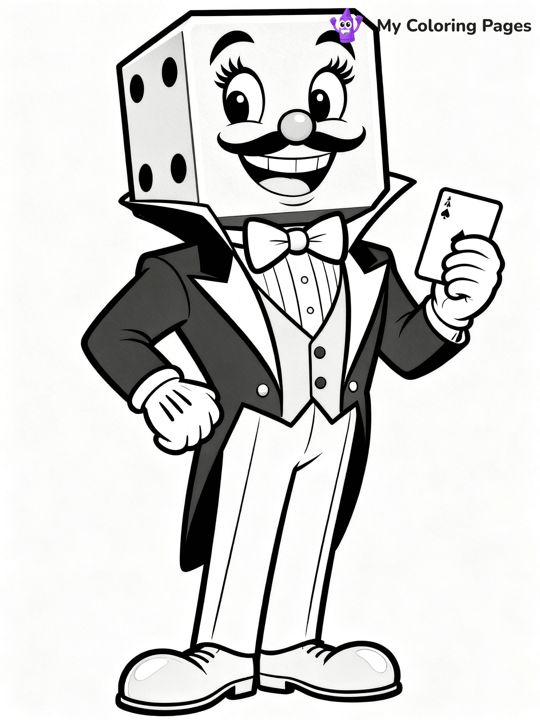 Cuphead Coloring Pages - 37