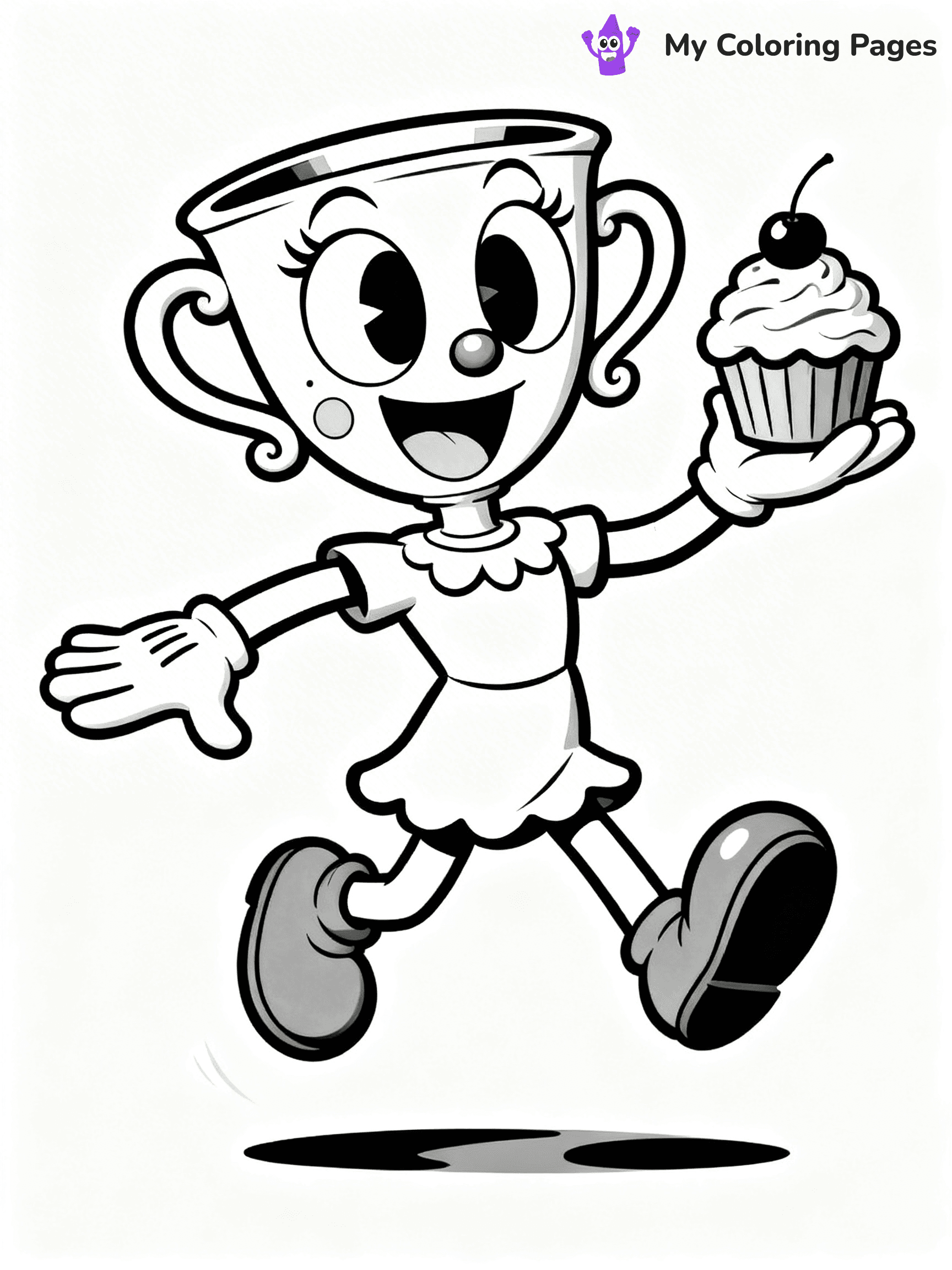 Cuphead Coloring Pages - 32