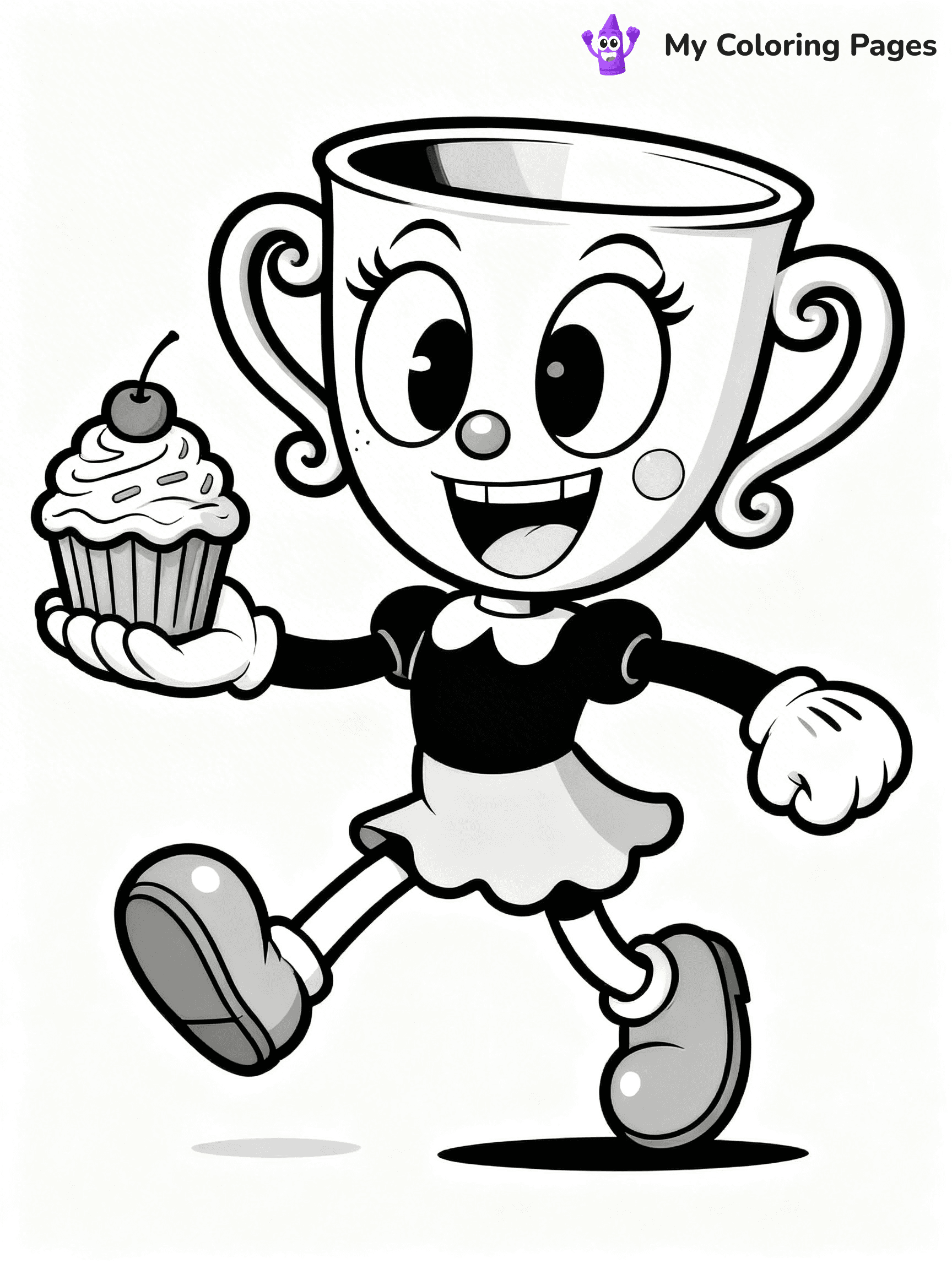 Cuphead Coloring Pages - 31