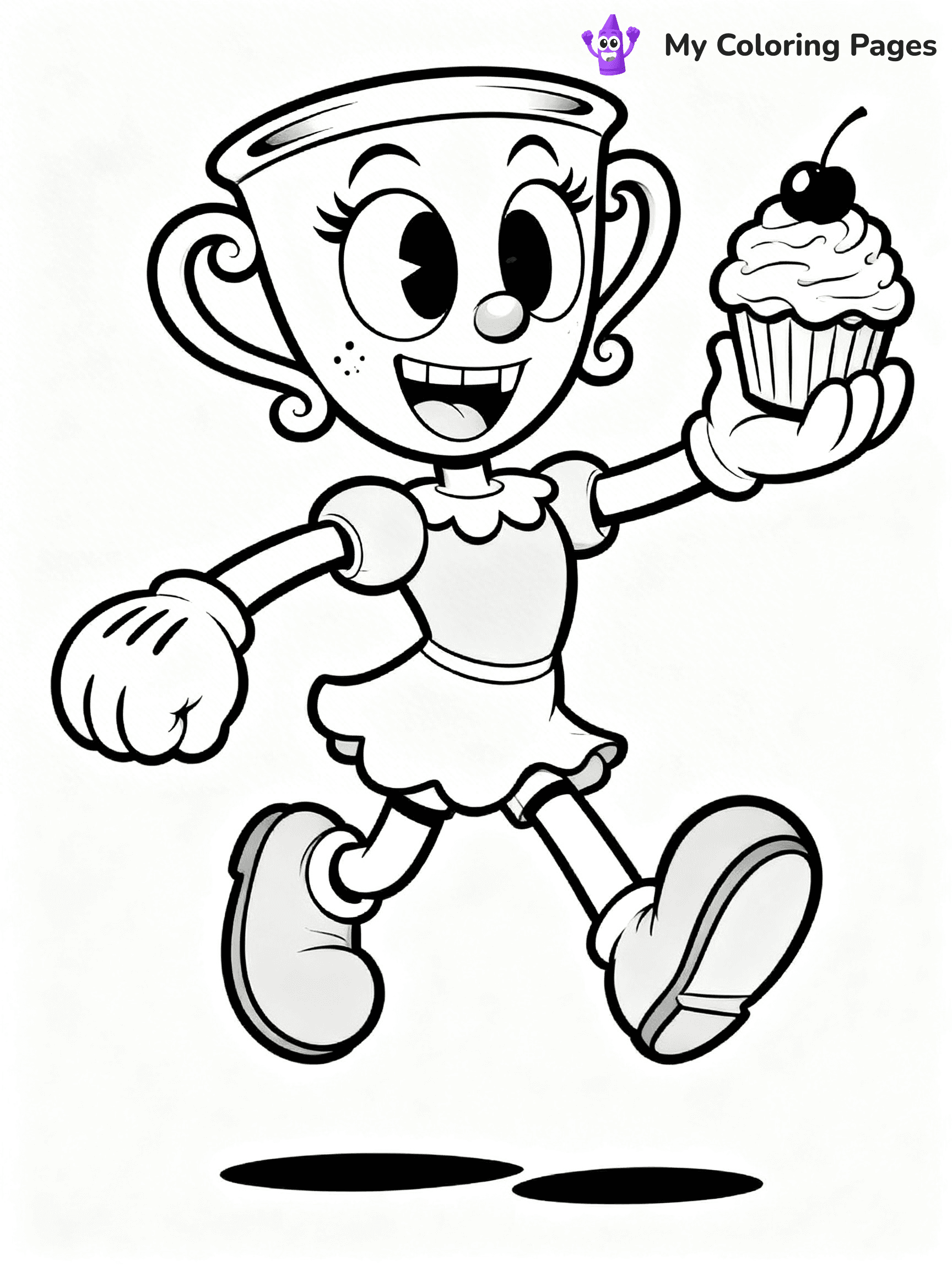 Cuphead Coloring Pages - 30