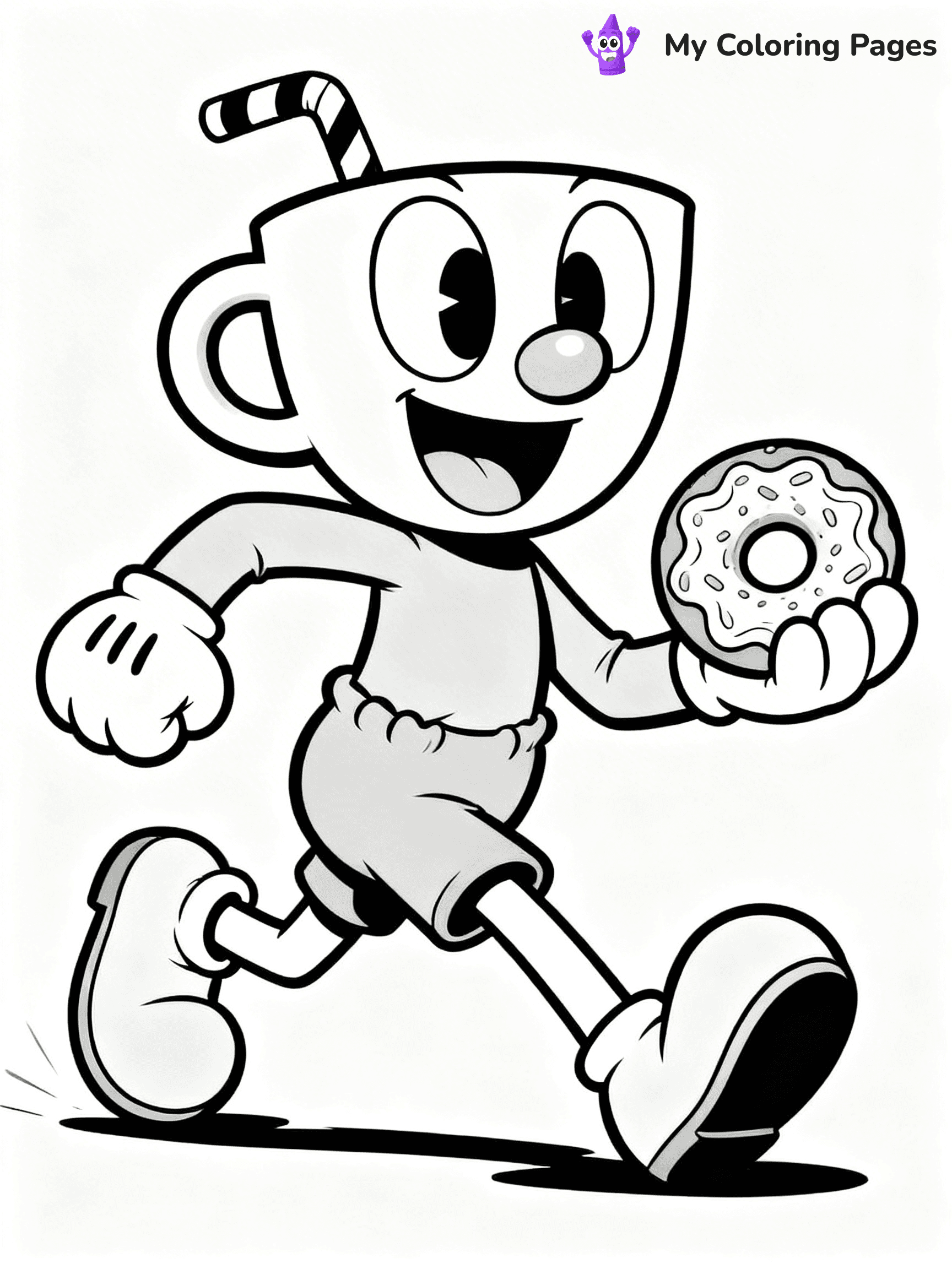 Cuphead Coloring Pages - 27