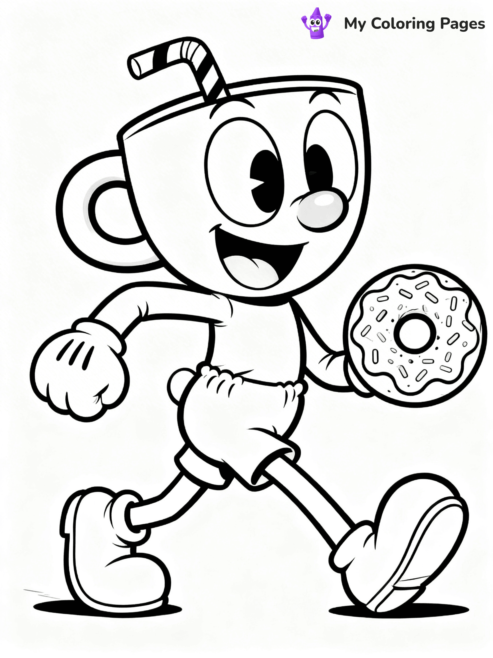 Cuphead Coloring Pages - 26