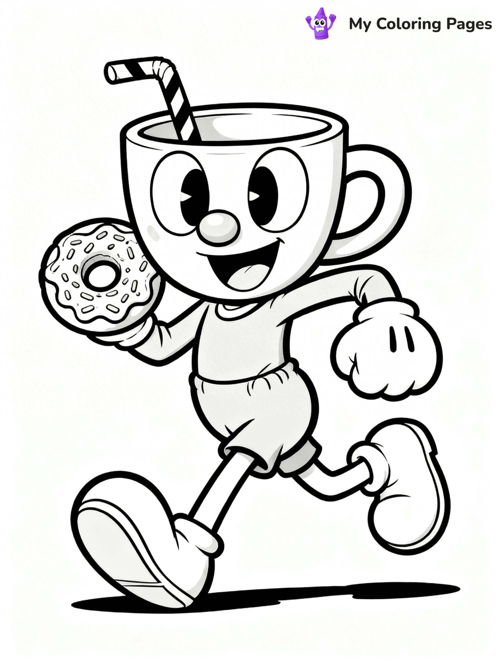 Cuphead Coloring Pages - 25