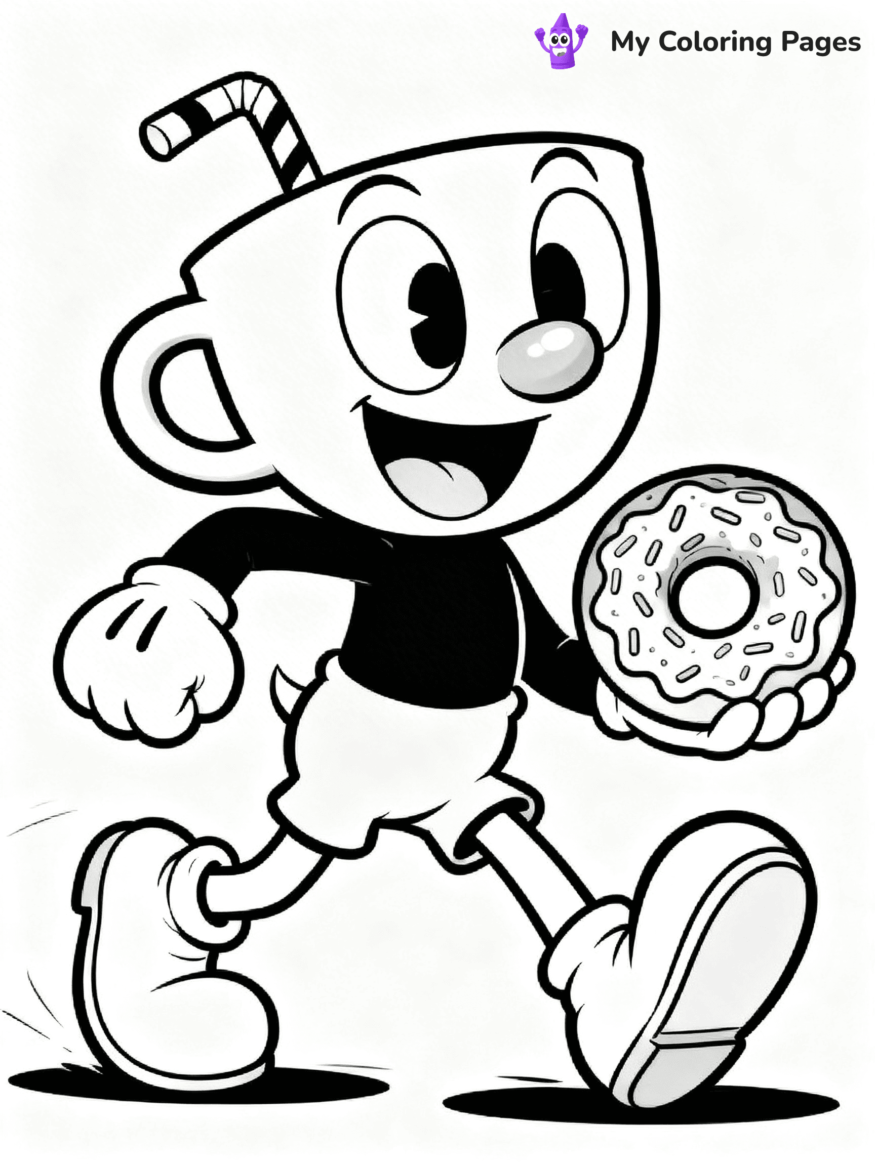 Cuphead Coloring Pages - 23