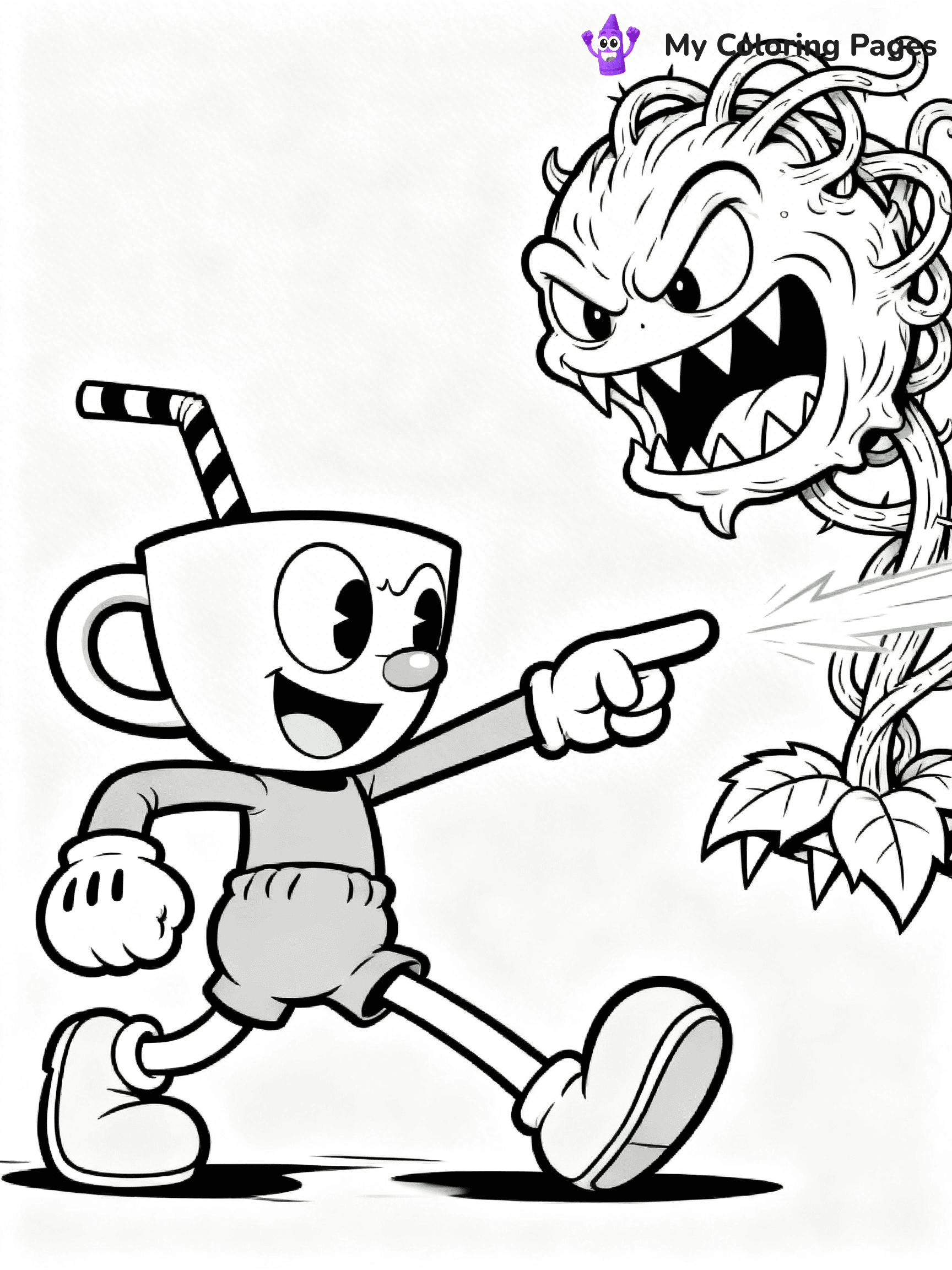 Cuphead Coloring Pages - 13