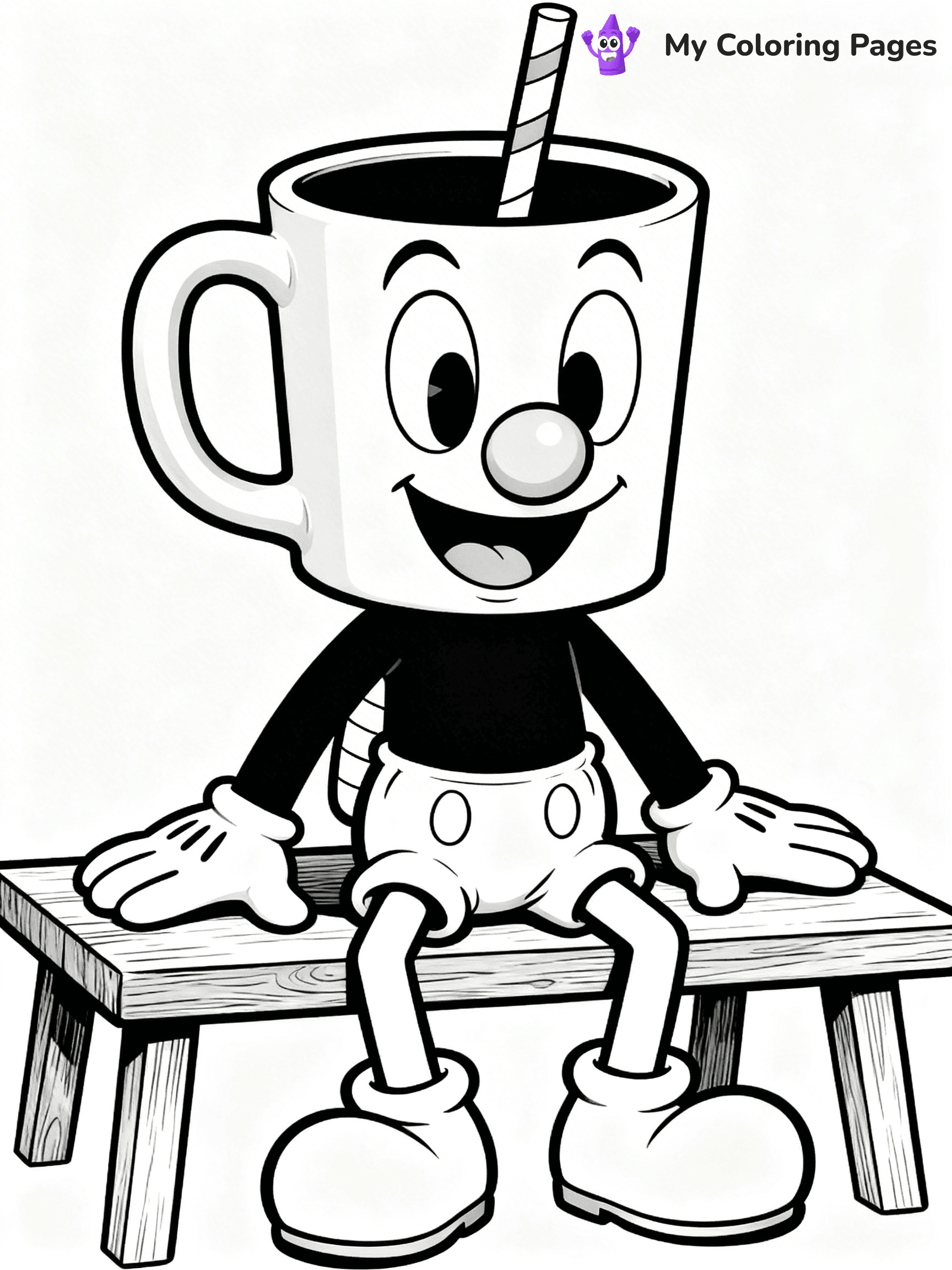 Cuphead Coloring Pages - 7