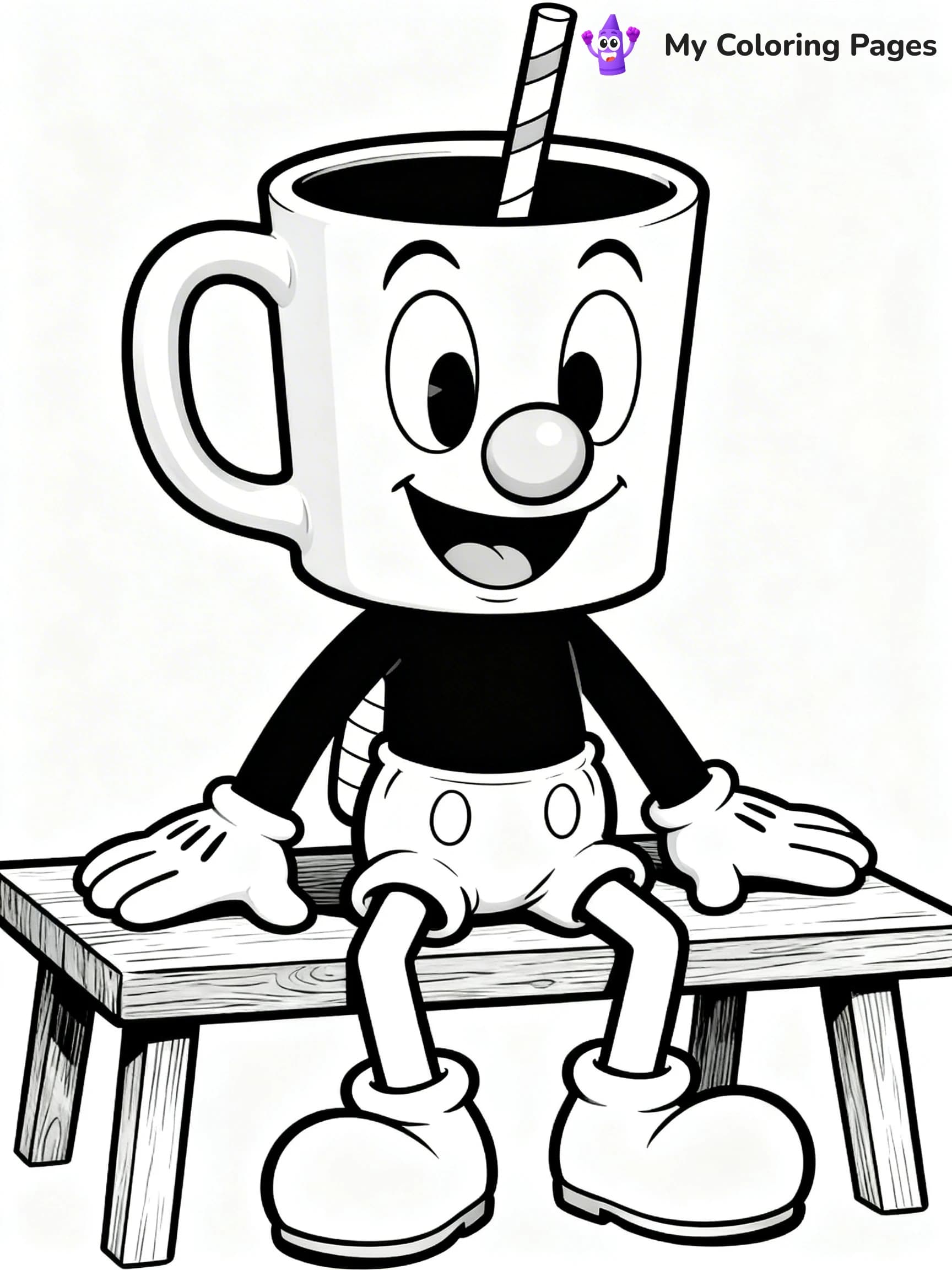 Cuphead Coloring Pages - 7