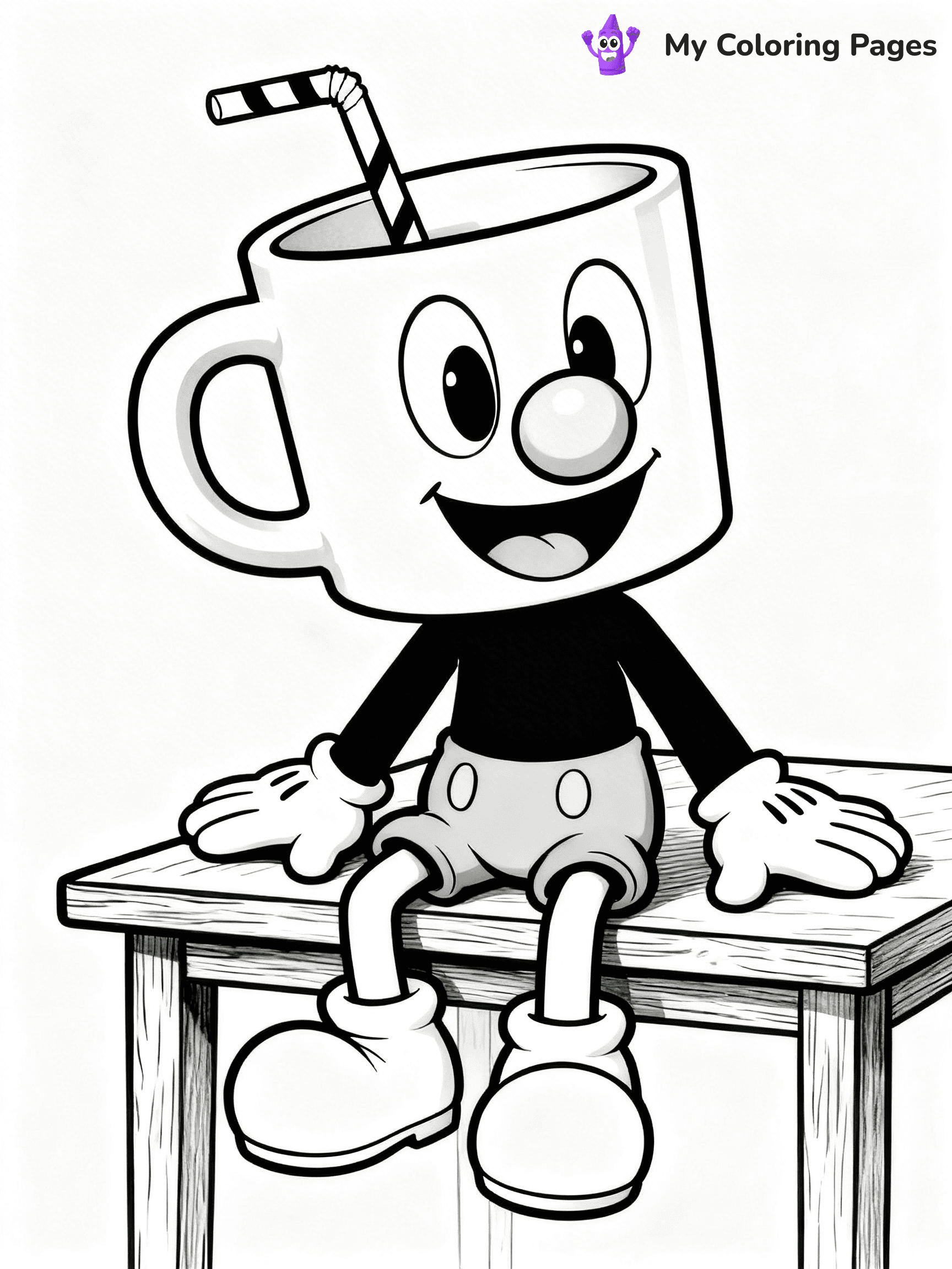 Cuphead Coloring Pages - 6