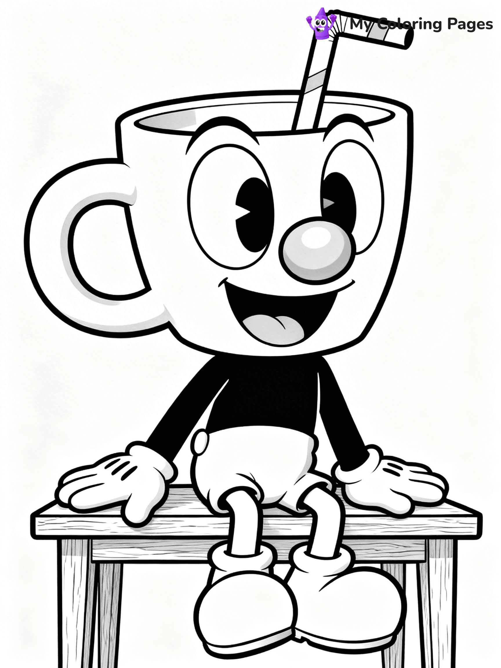 Cuphead Coloring Pages - 5