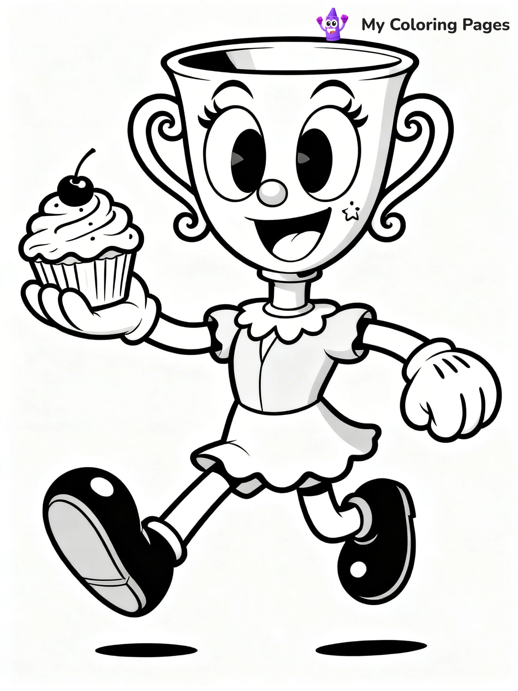 Cuphead Coloring Pages - 3