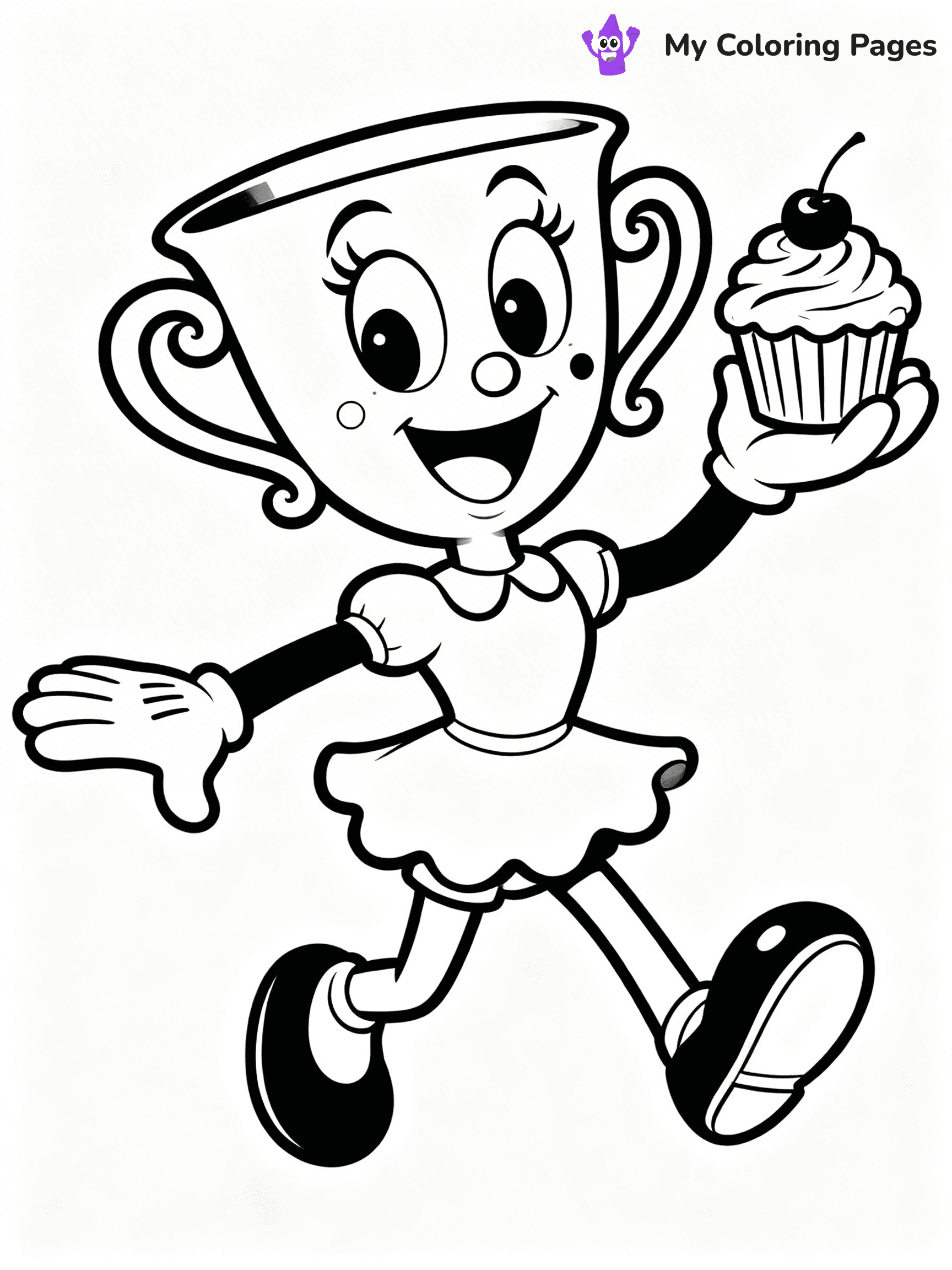 Cuphead Coloring Pages - 2