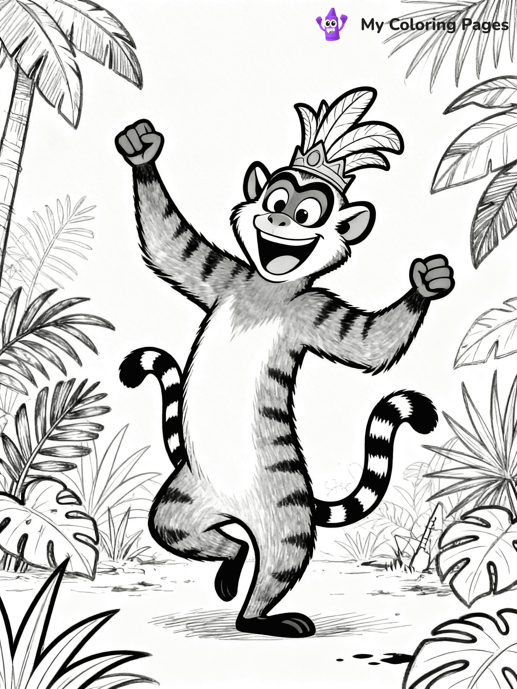 Madagascar Coloring Pages - 25