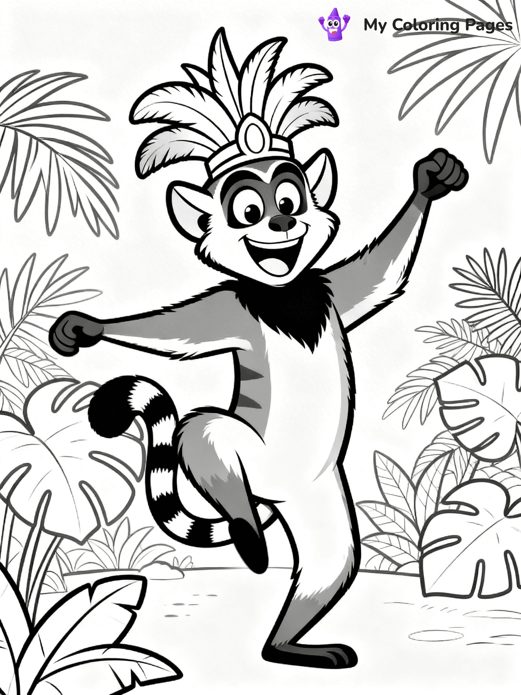 Madagascar Coloring Pages - 23