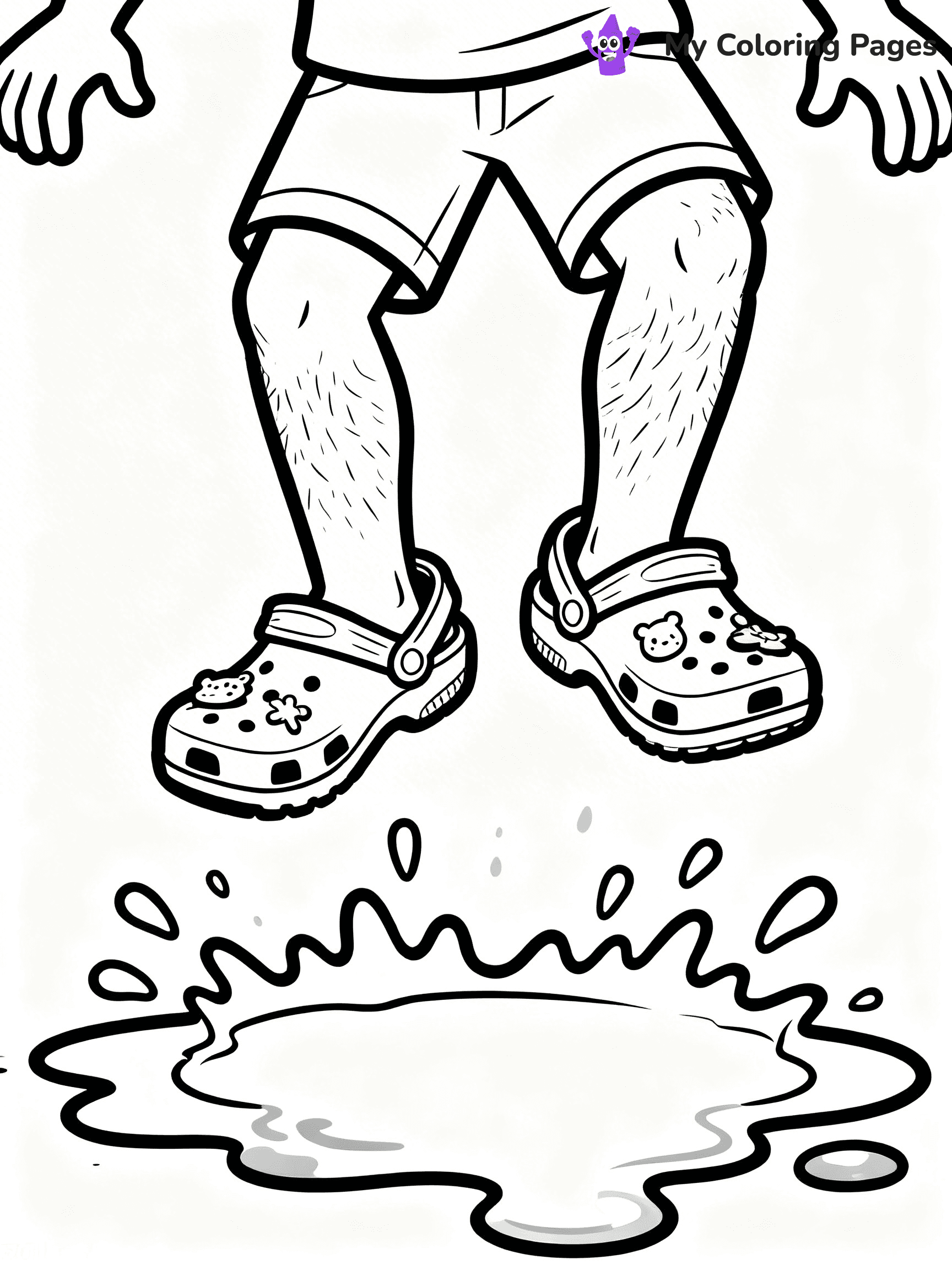 Croc Coloring Pages - 22