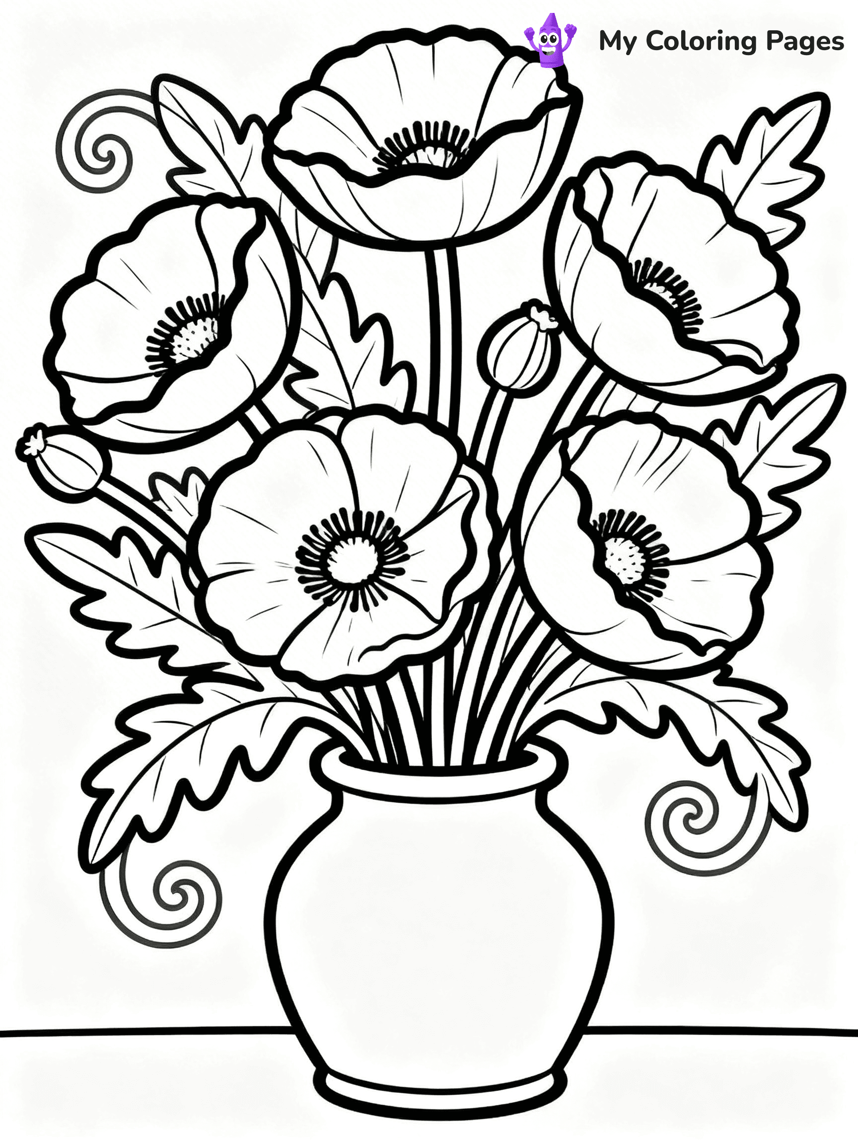 Poppy Coloring Pages - 56