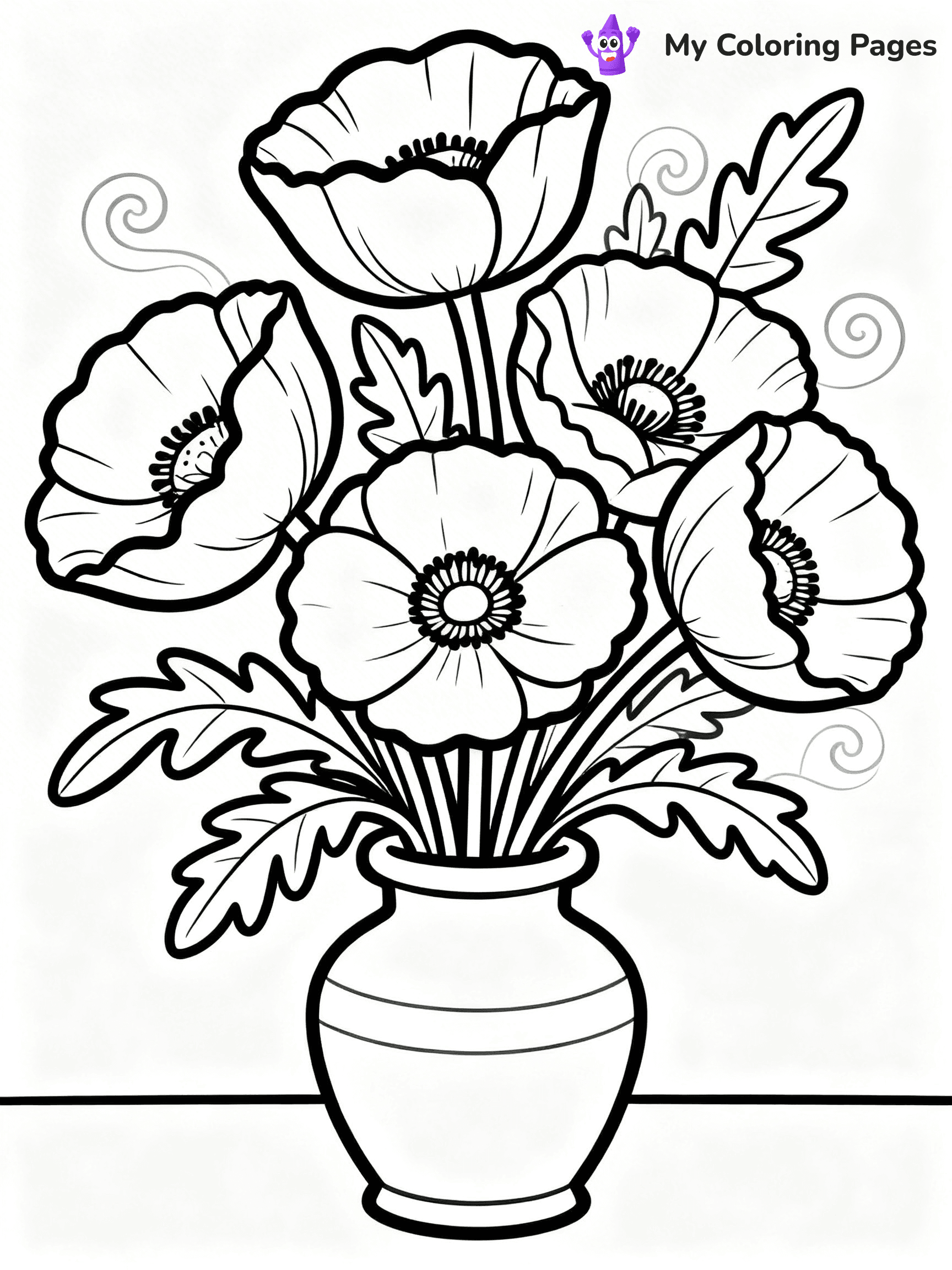 Poppy Coloring Pages - 50