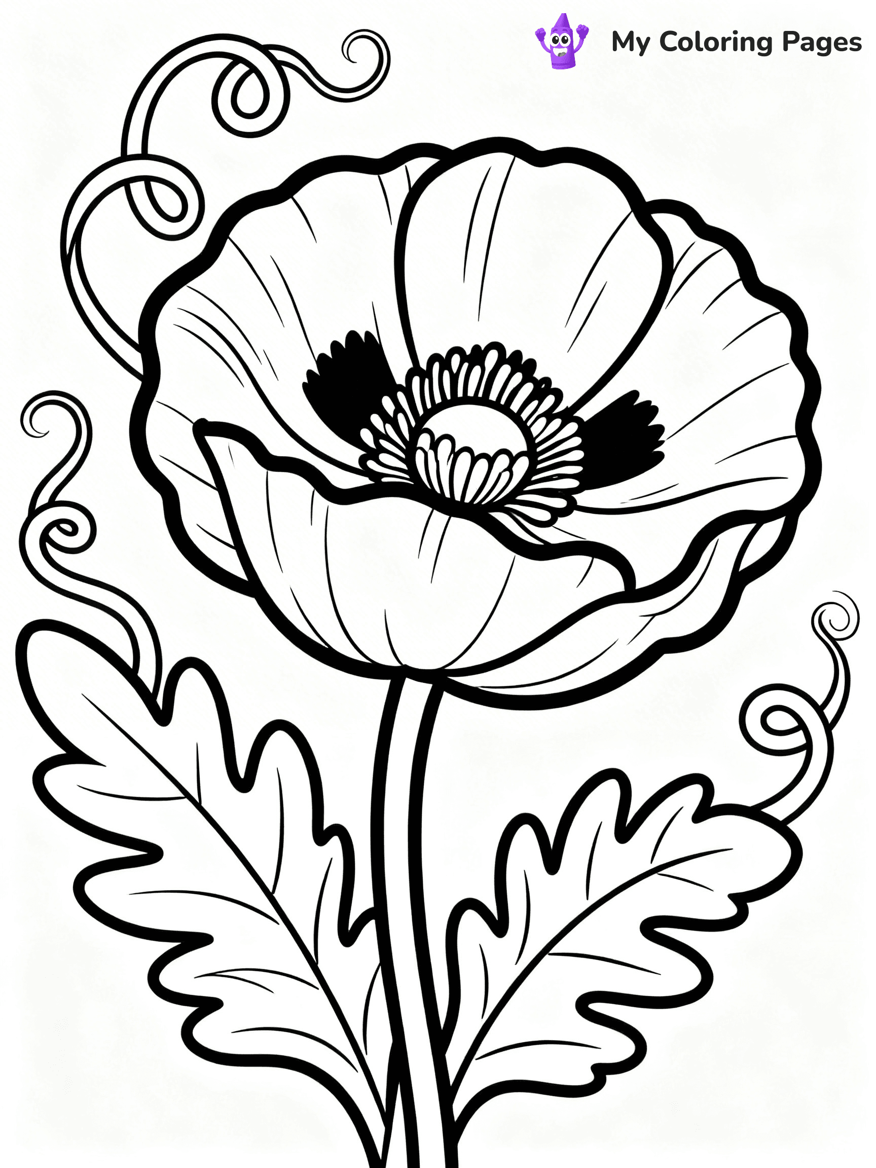 Poppy Coloring Pages - 45