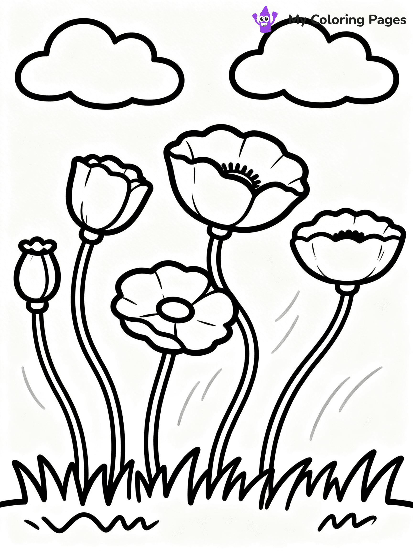 Poppy Coloring Pages - 34