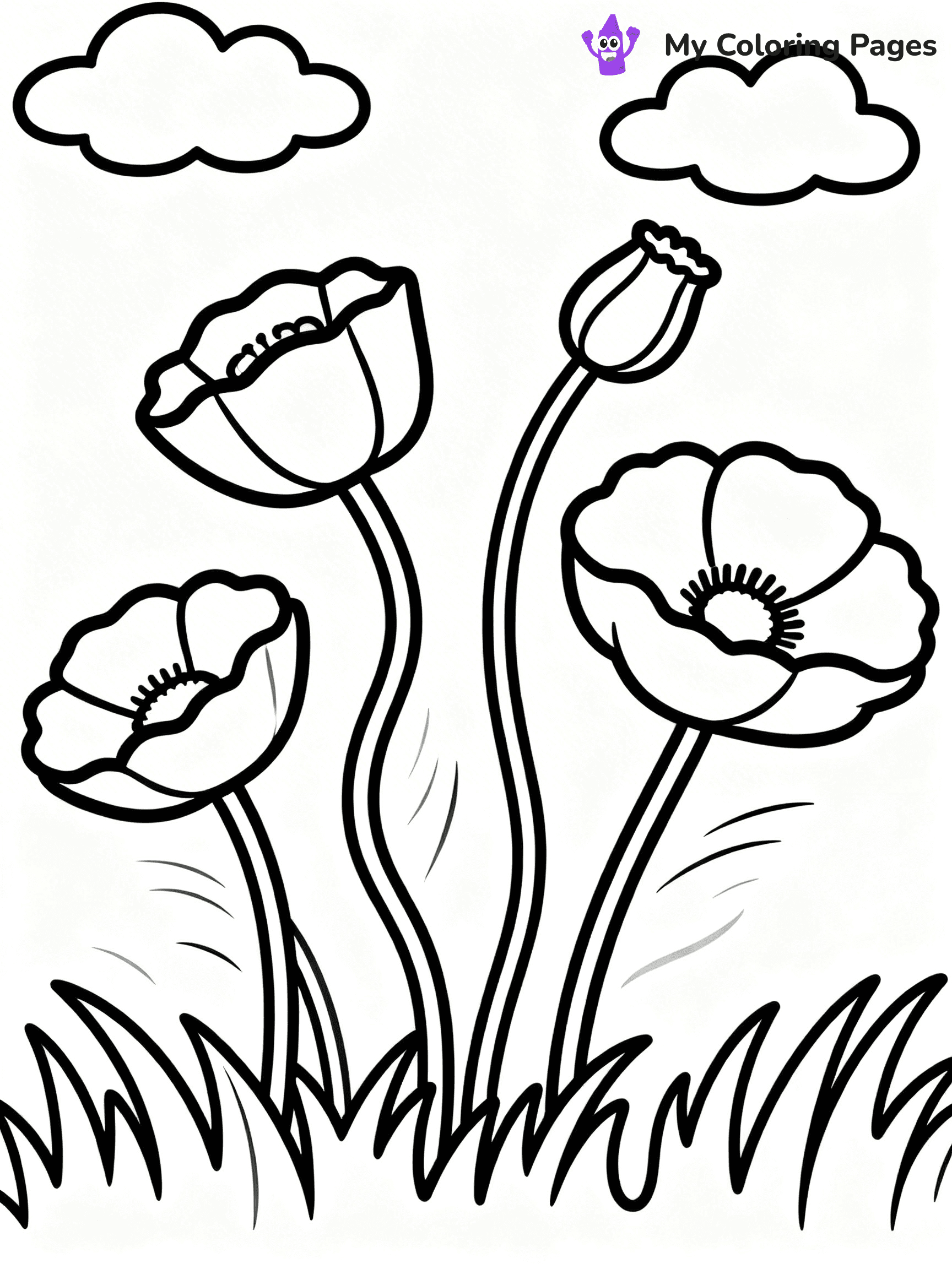 Poppy Coloring Pages - 33