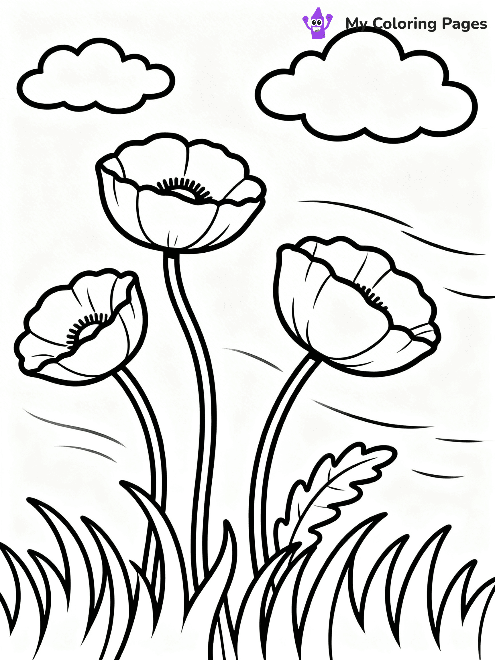 Poppy Coloring Pages - 31