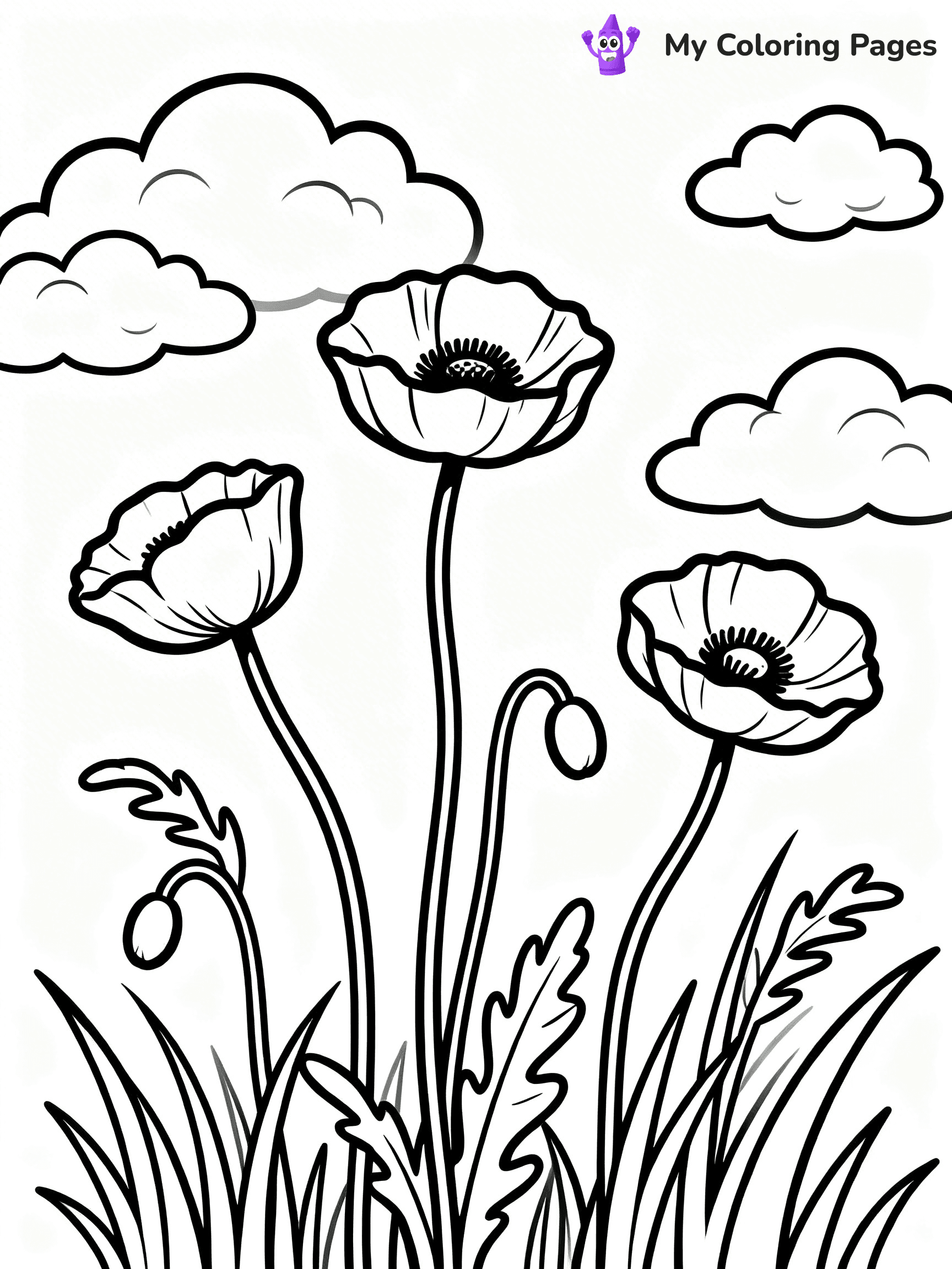 Poppy Coloring Pages - 30