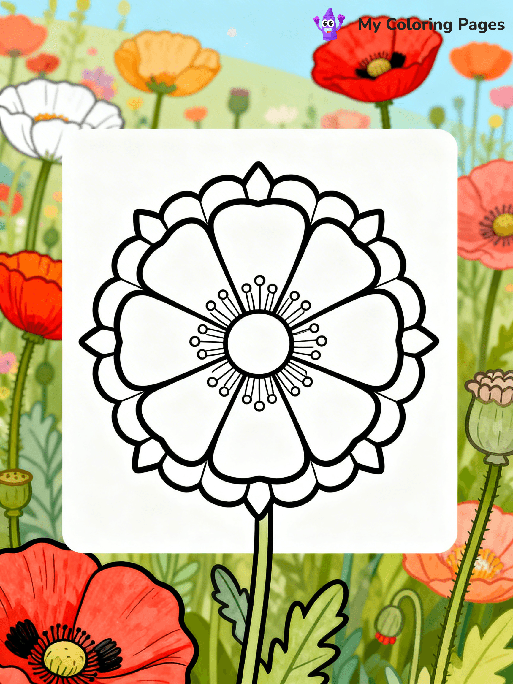 Poppy Coloring Pages - 22