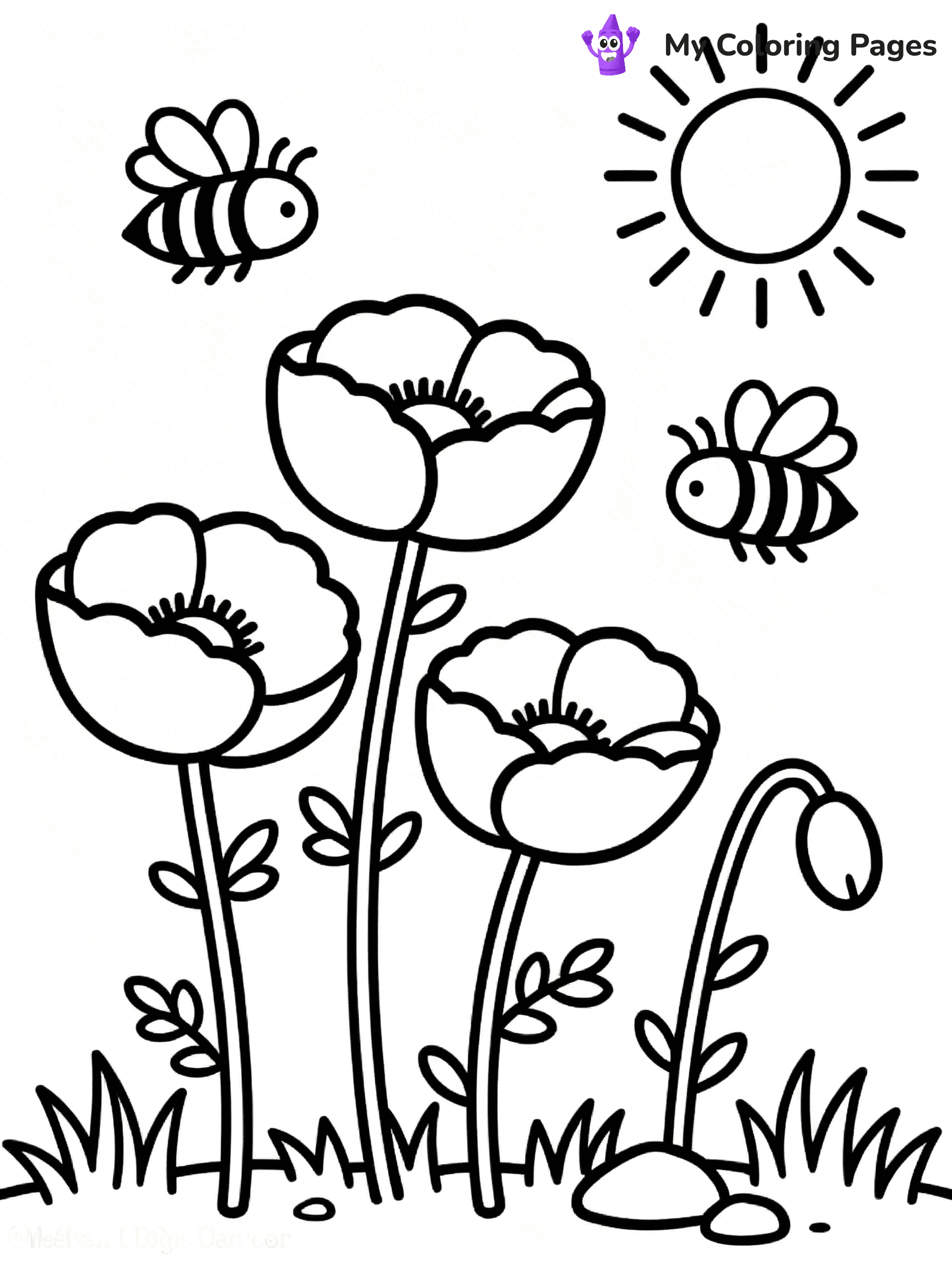 Poppy Coloring Pages - 21