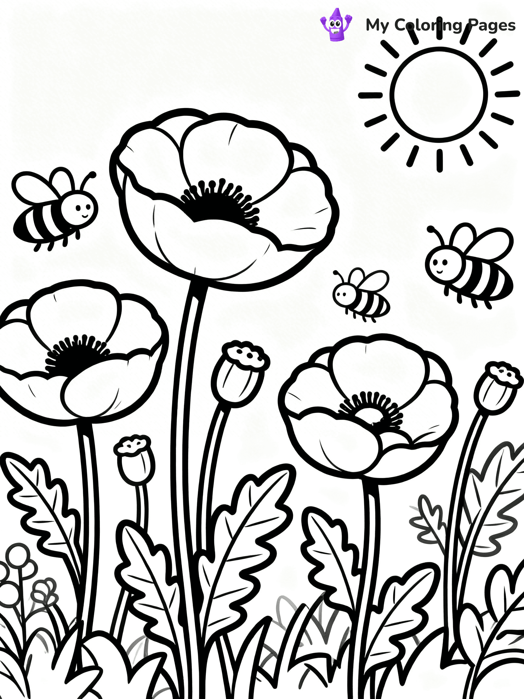 Poppy Coloring Pages - 20