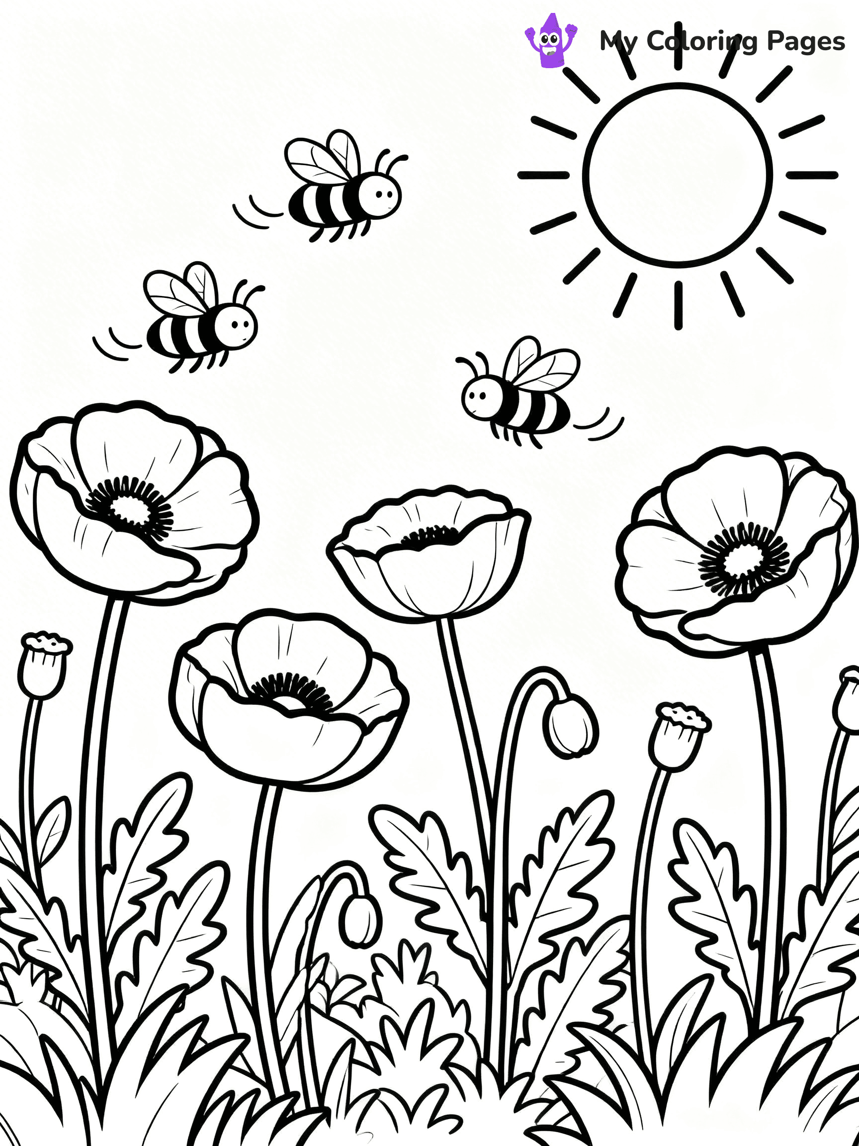 Poppy Coloring Pages - 15