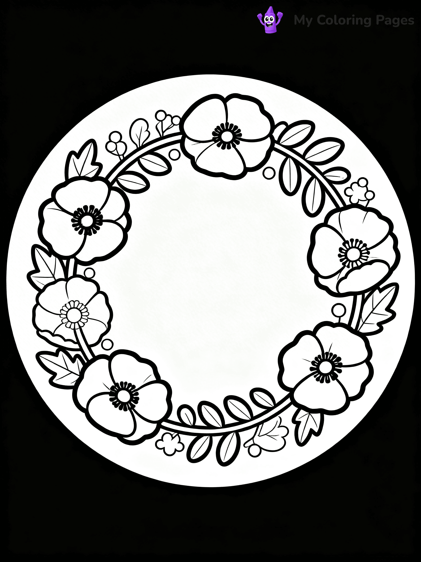 Poppy Coloring Pages - 14