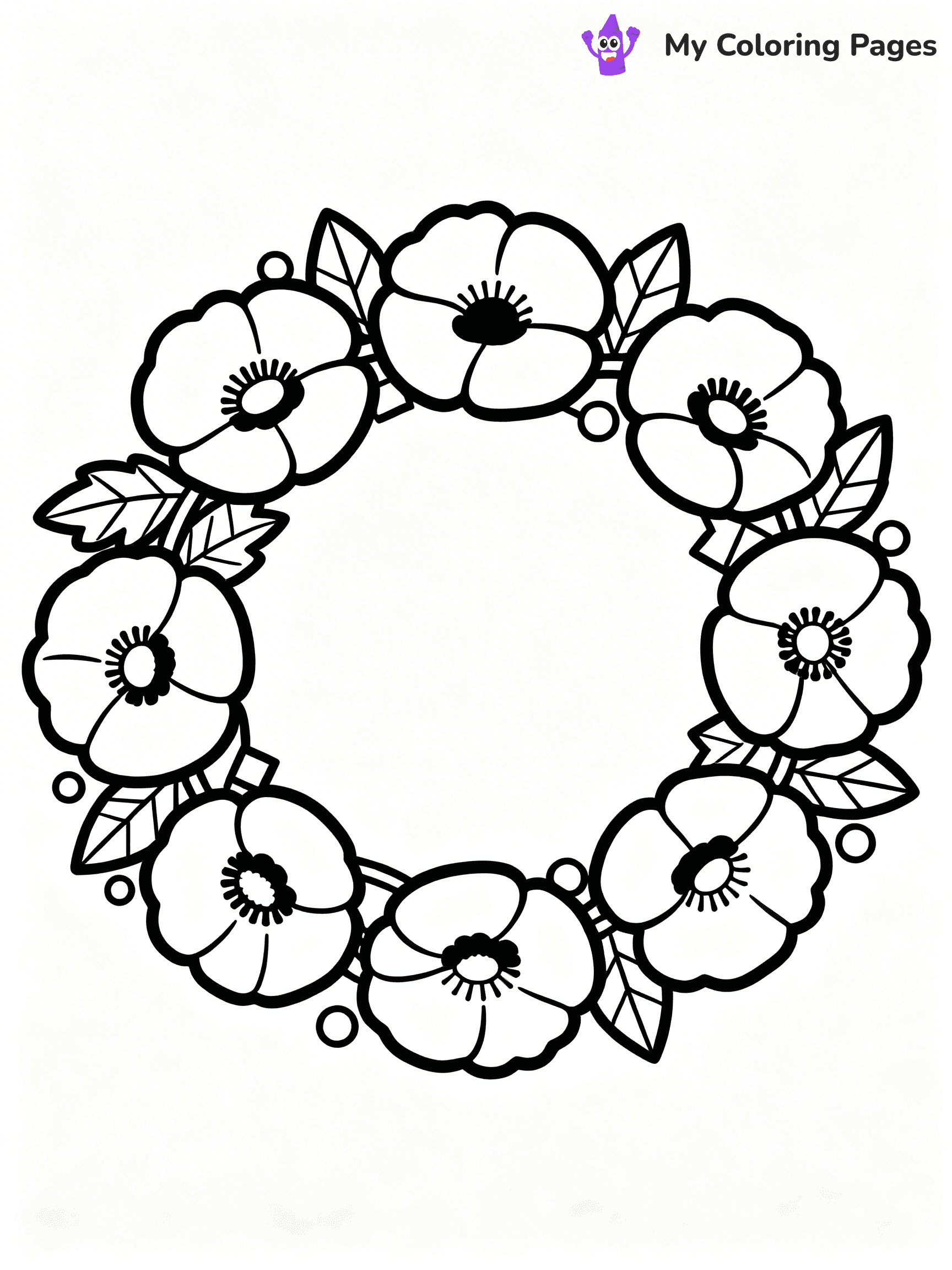 Poppy Coloring Pages - 13