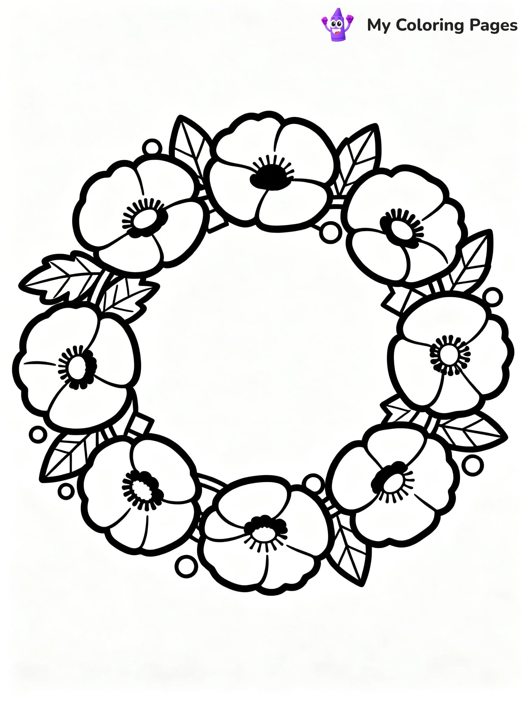 Poppy Coloring Pages - 13
