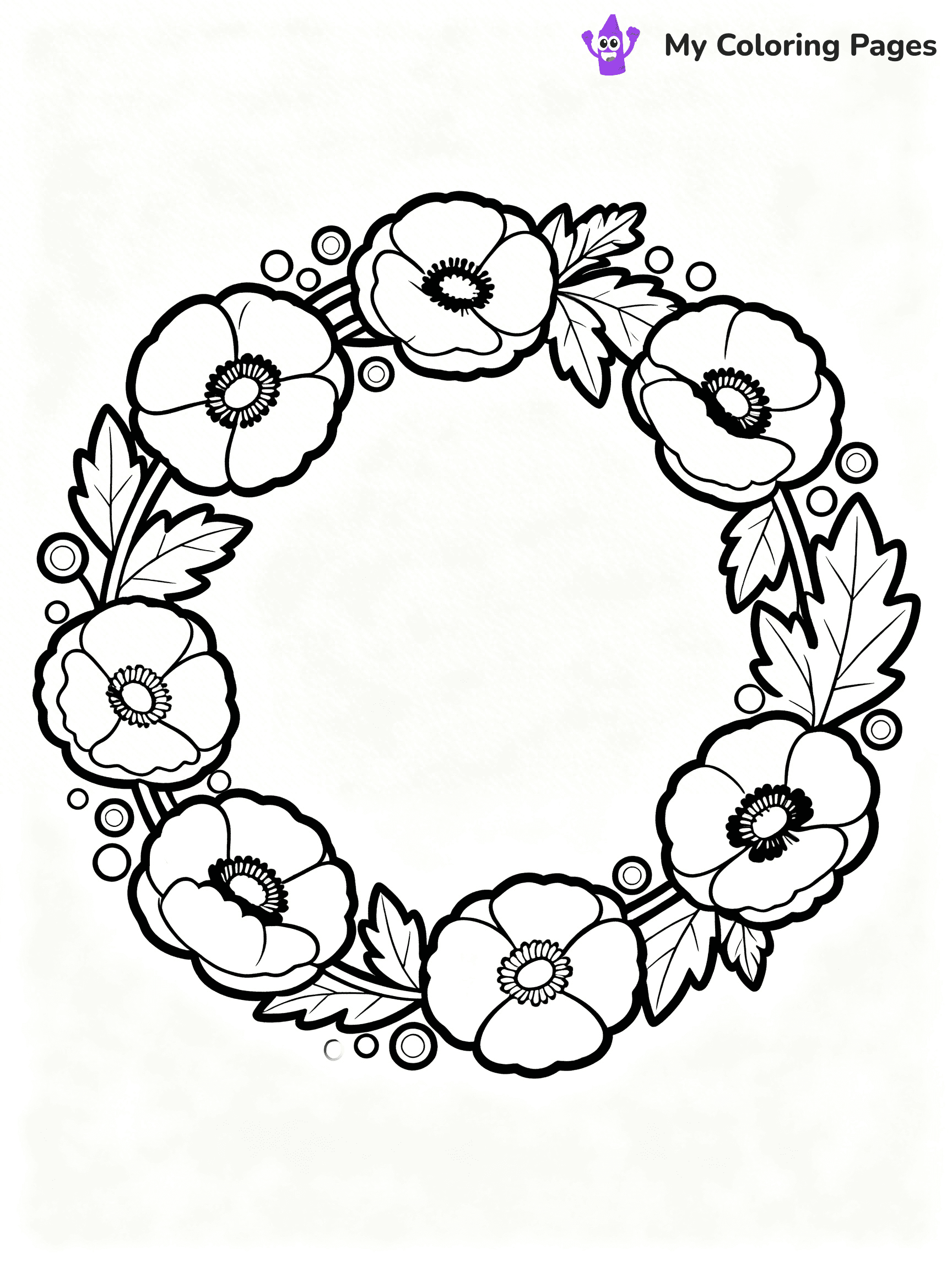 Poppy Coloring Pages - 12