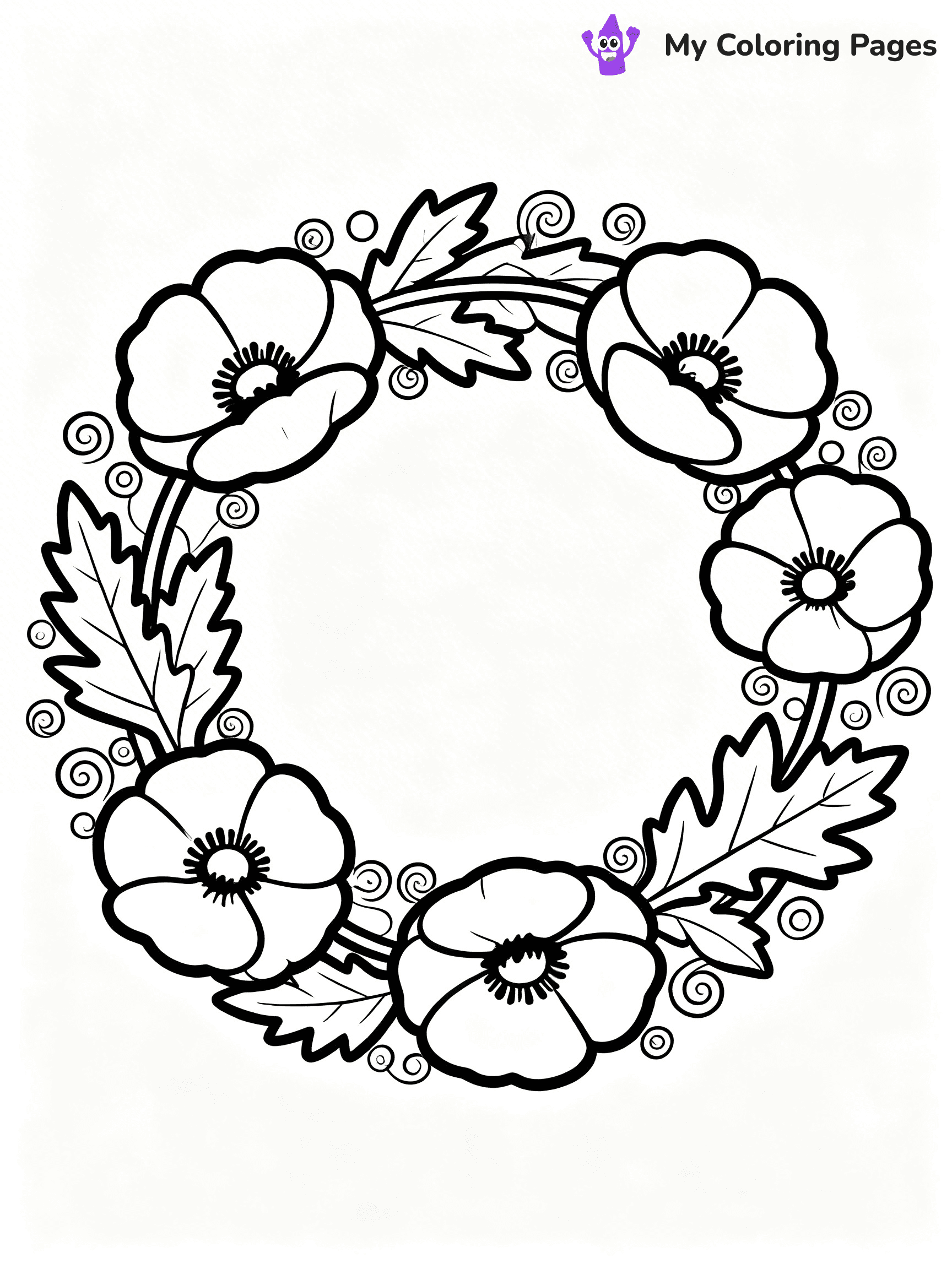 Poppy Coloring Pages - 11
